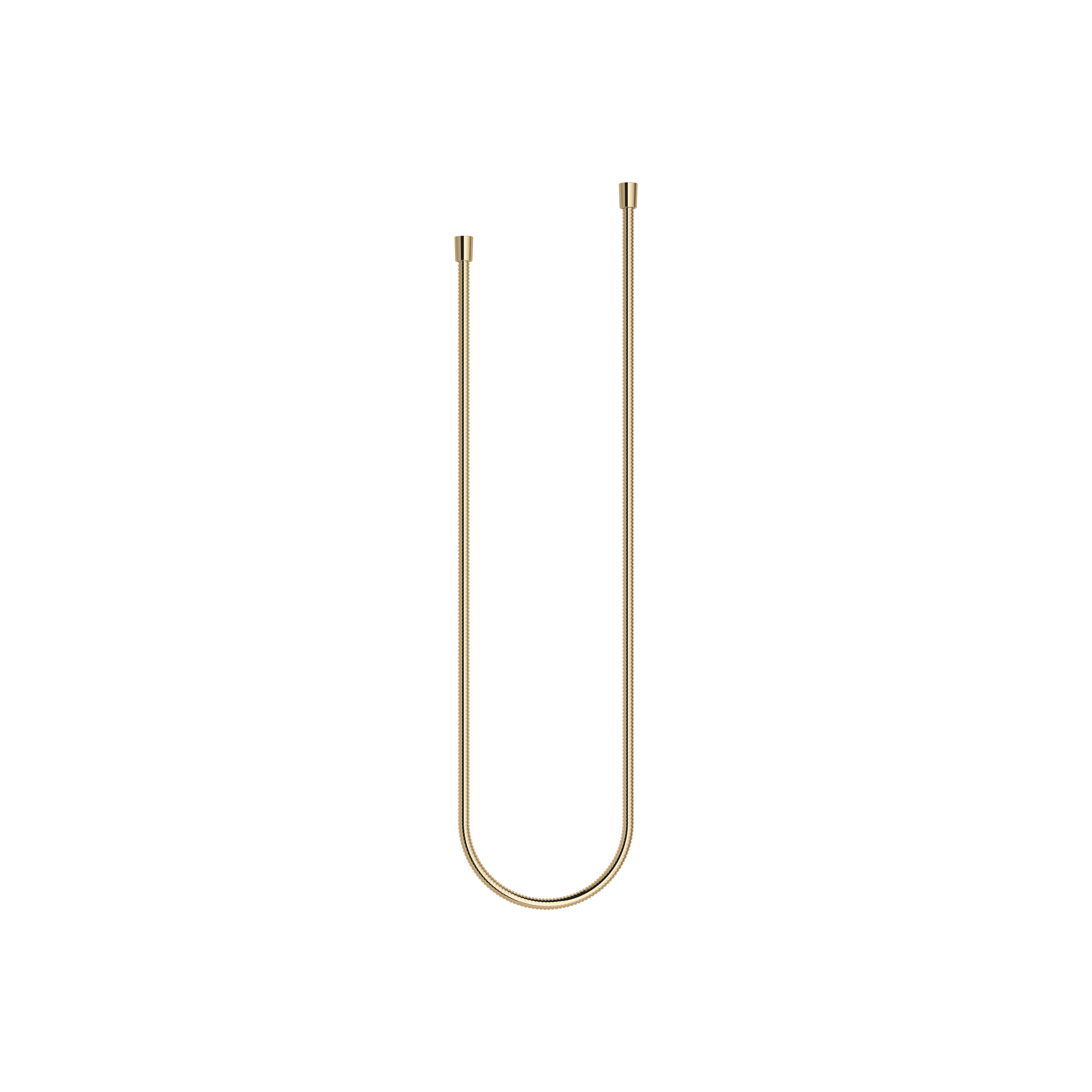 Metal shower hose 1/2" x 1/2" x 1750 mm in Durabrass (23kt Gold)