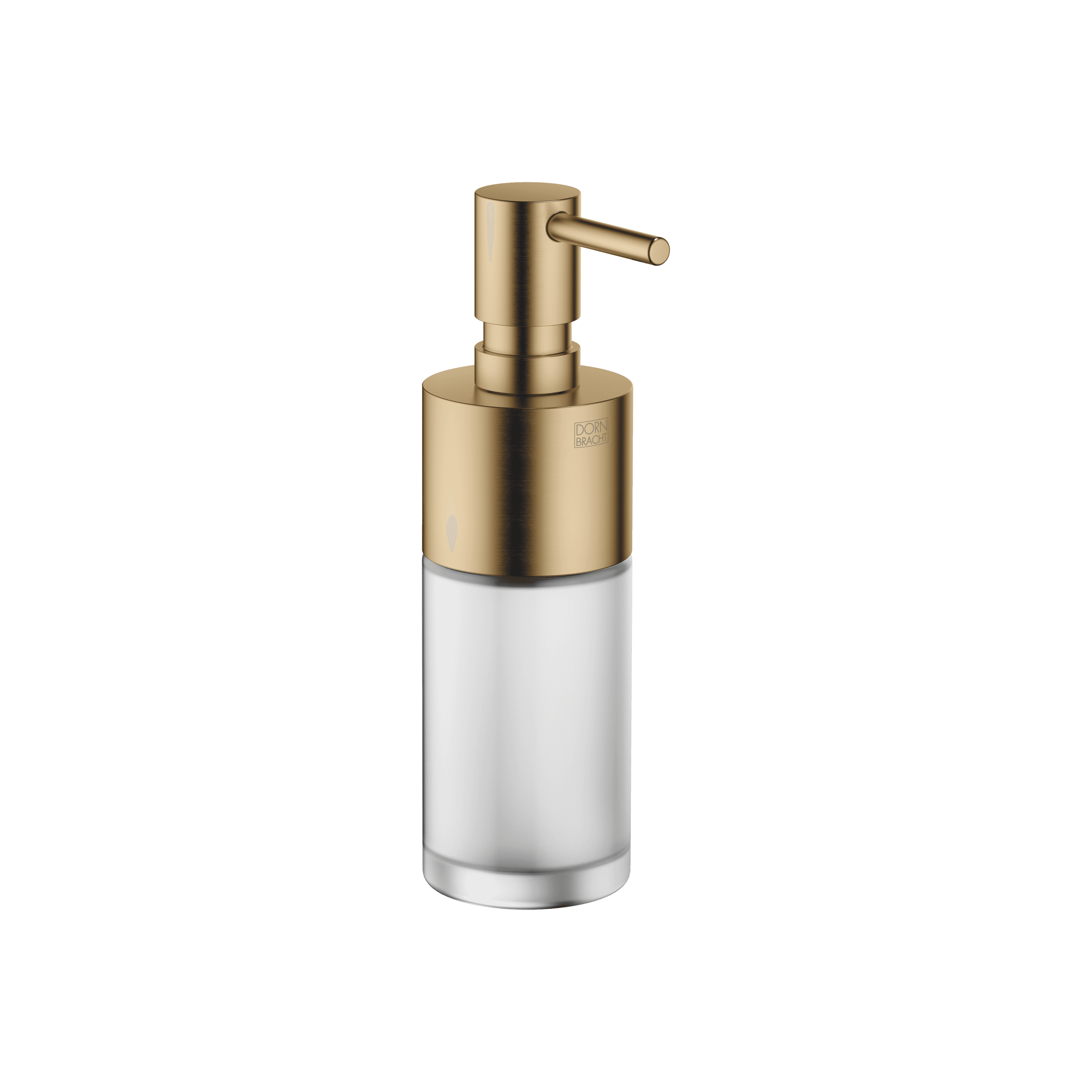 Dispenser free-standing model in Brushed Dark Brass (PVD)