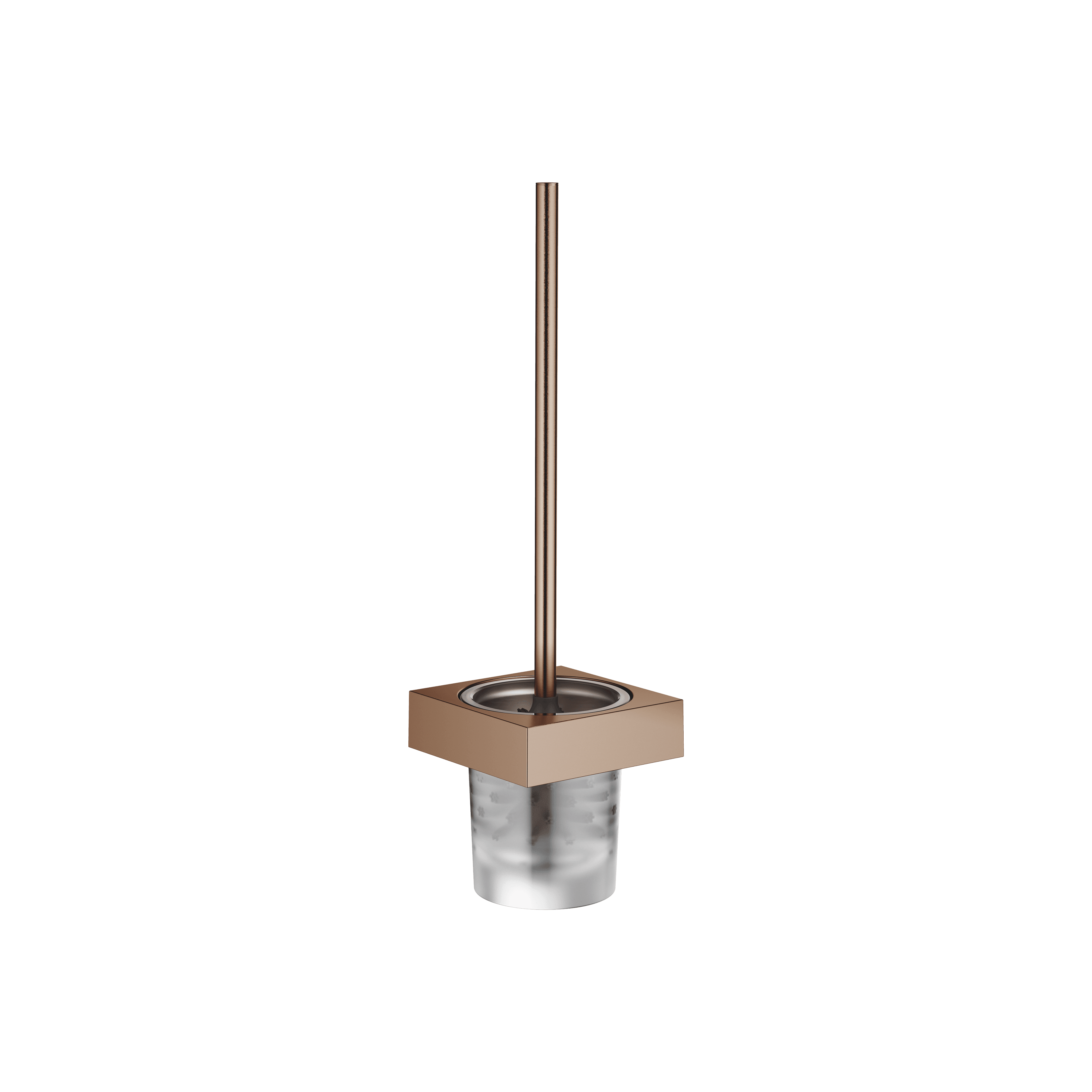 Toilet brush set wall model in Brushed Bronze (PVD)