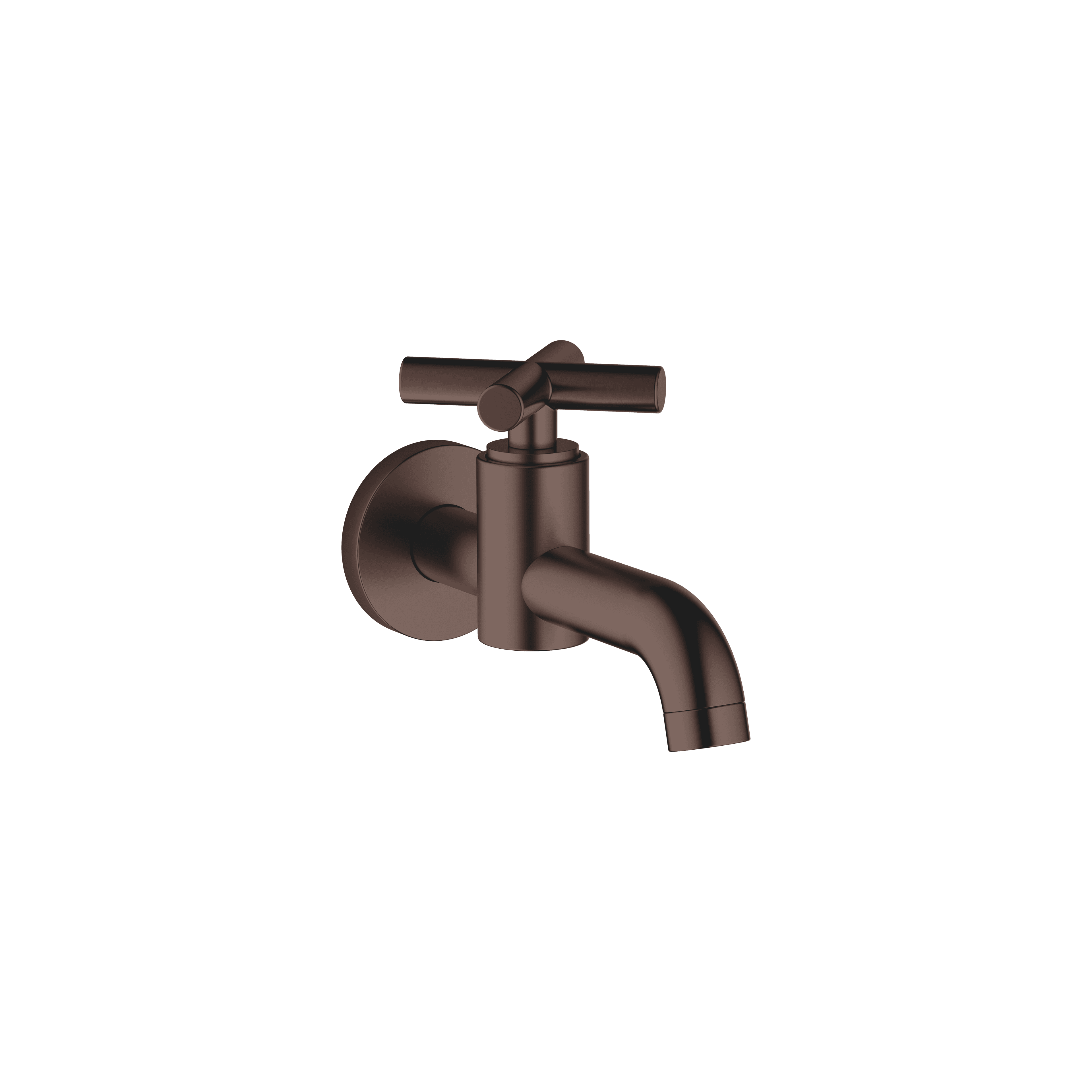 TARA Wall-mounted valve cold water without pop-up waste in Brushed Dark Bronze (PVD)
