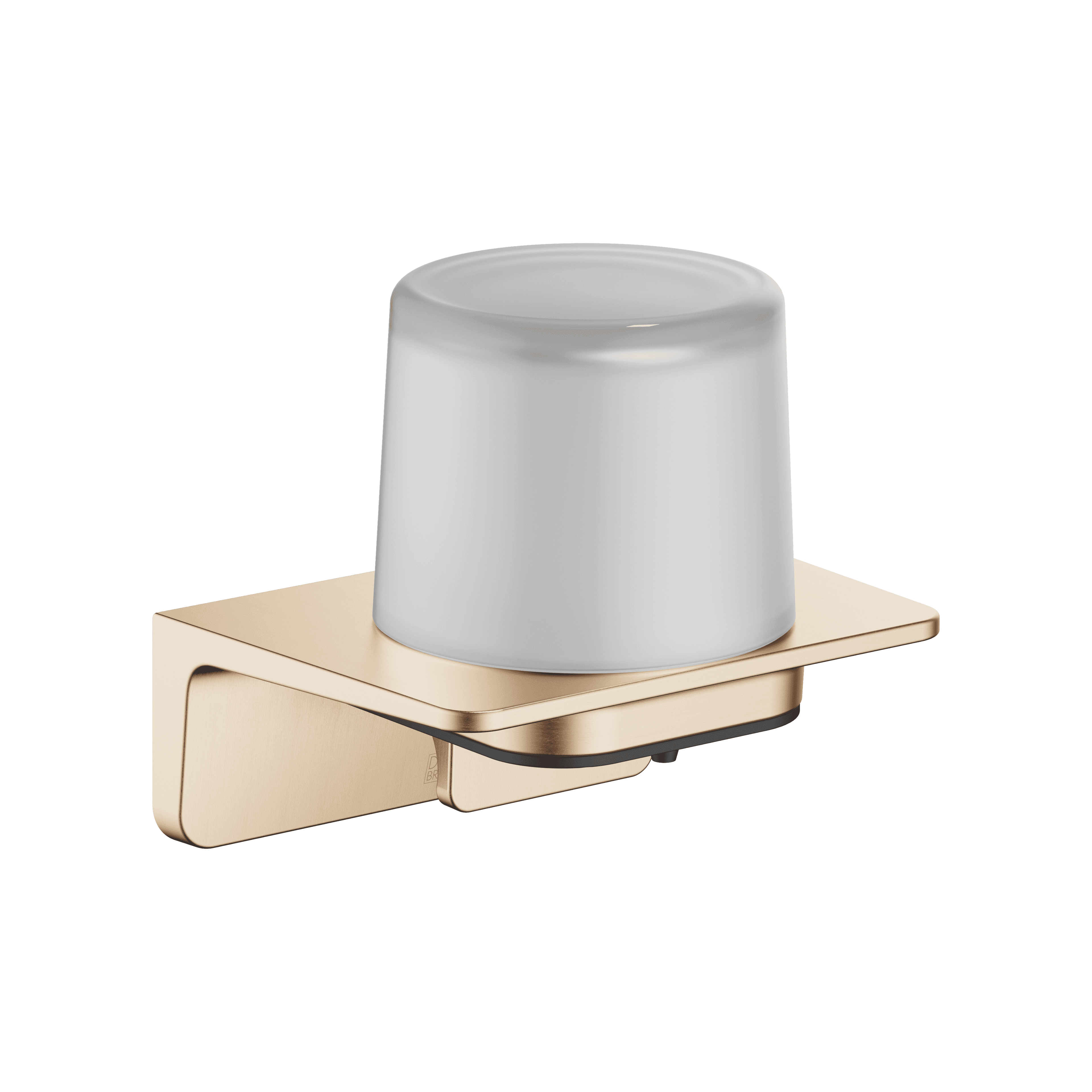 Lotion dispenser in Brushed Light Gold (PVD)