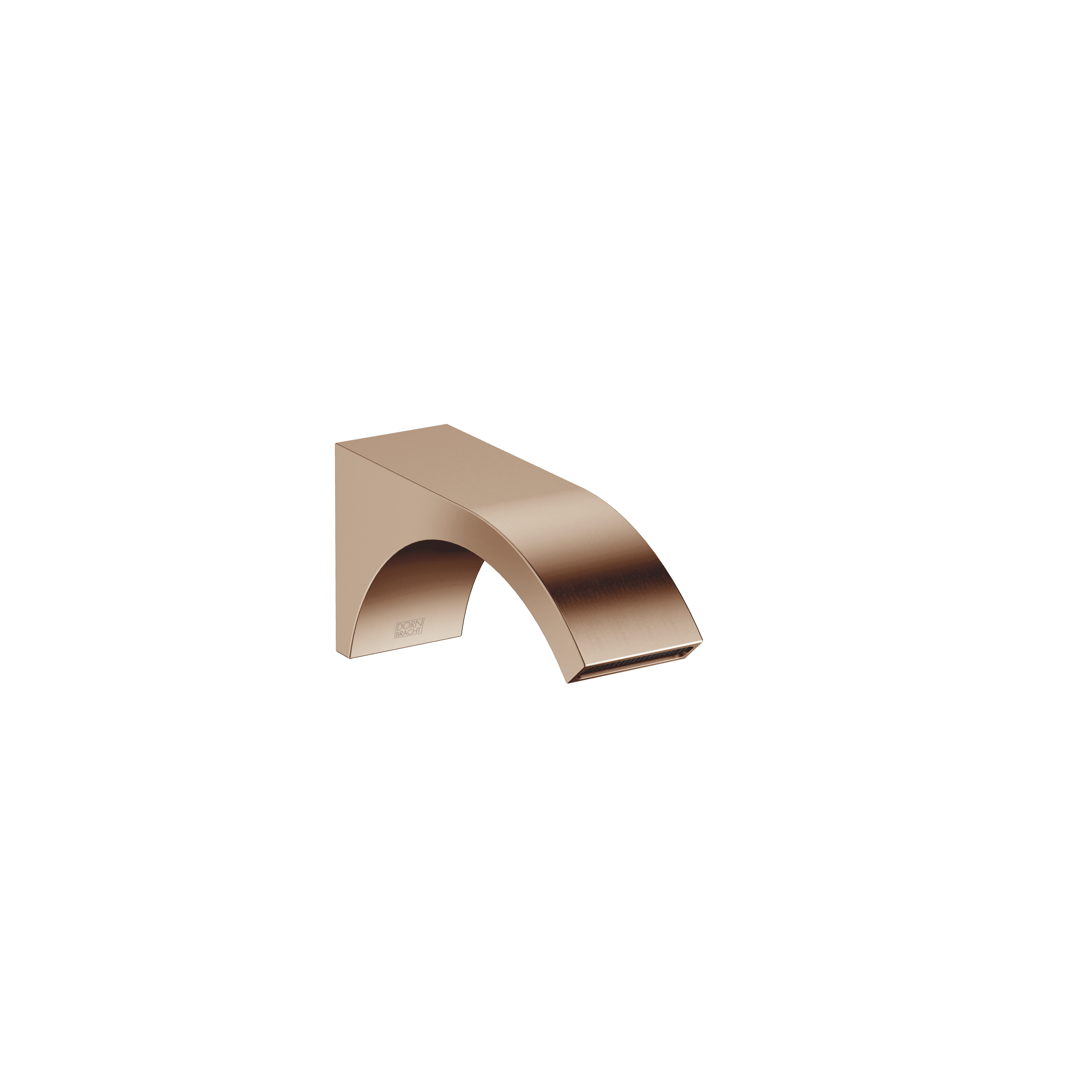 CYO Wall-mounted basin spout without pop-up waste in Brushed Bronze (PVD)
