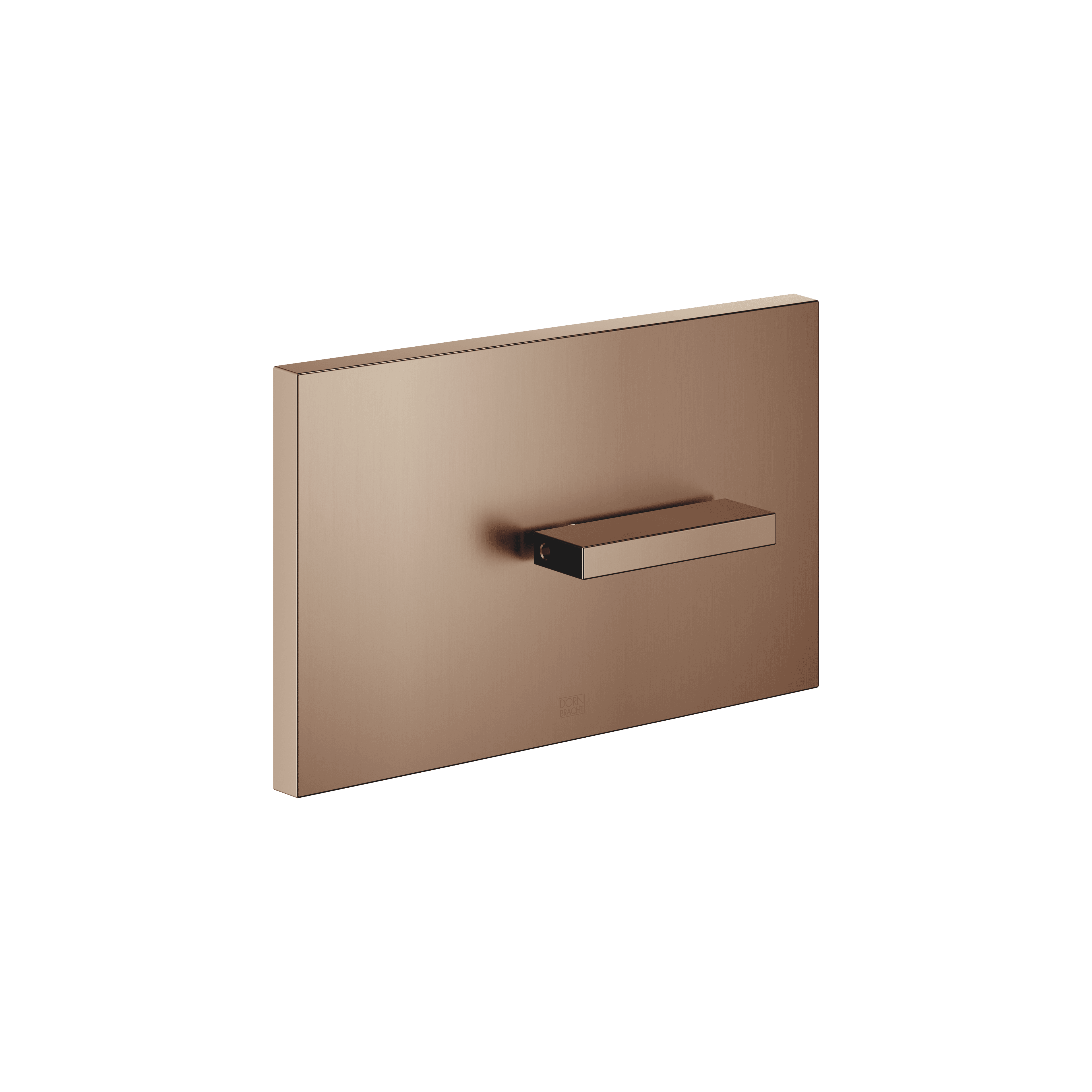 Cover plate for the concealed WC cistern made by TeCe in Brushed Bronze (PVD)