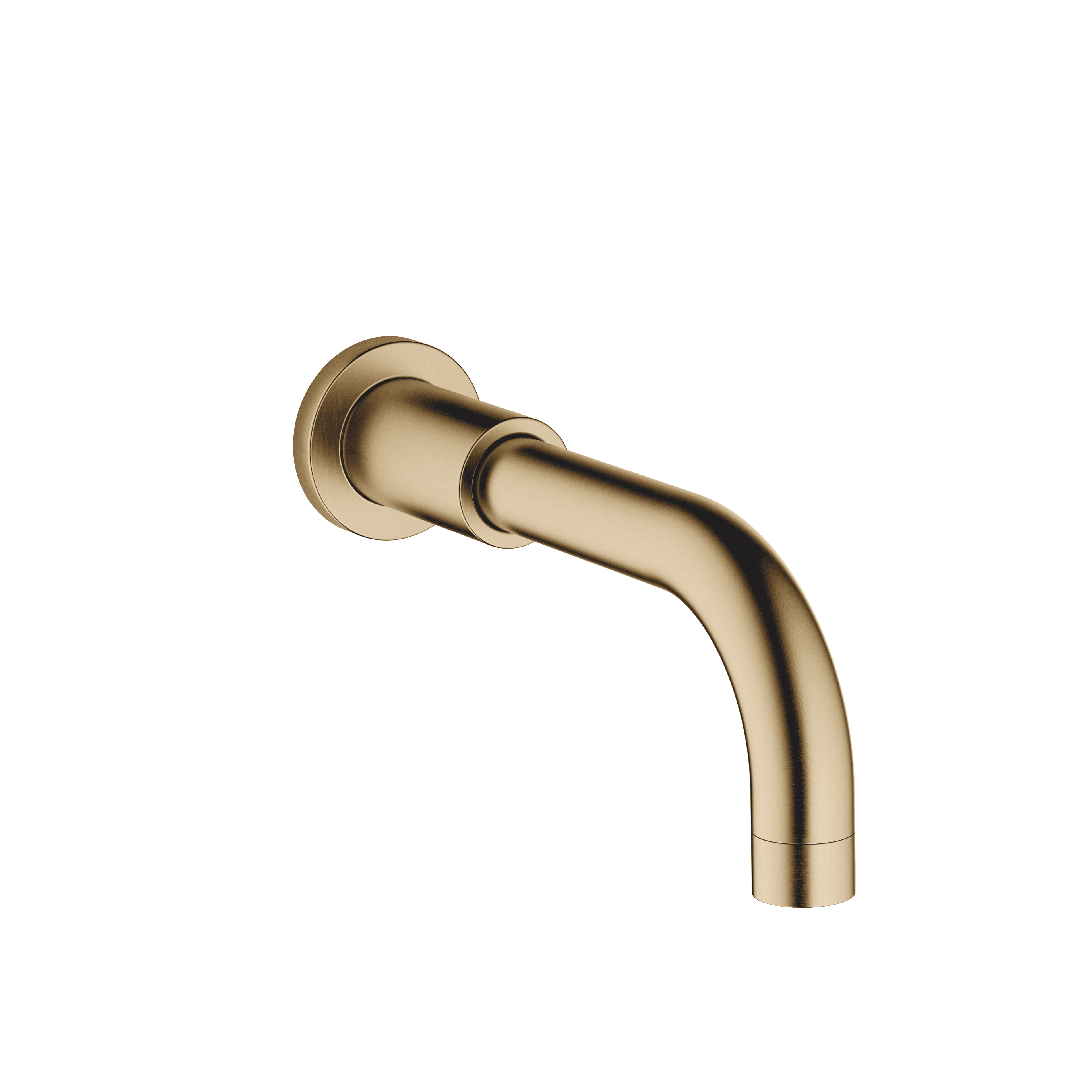 TARA Bath spout for wall mounting in Brushed Dark Brass (PVD)