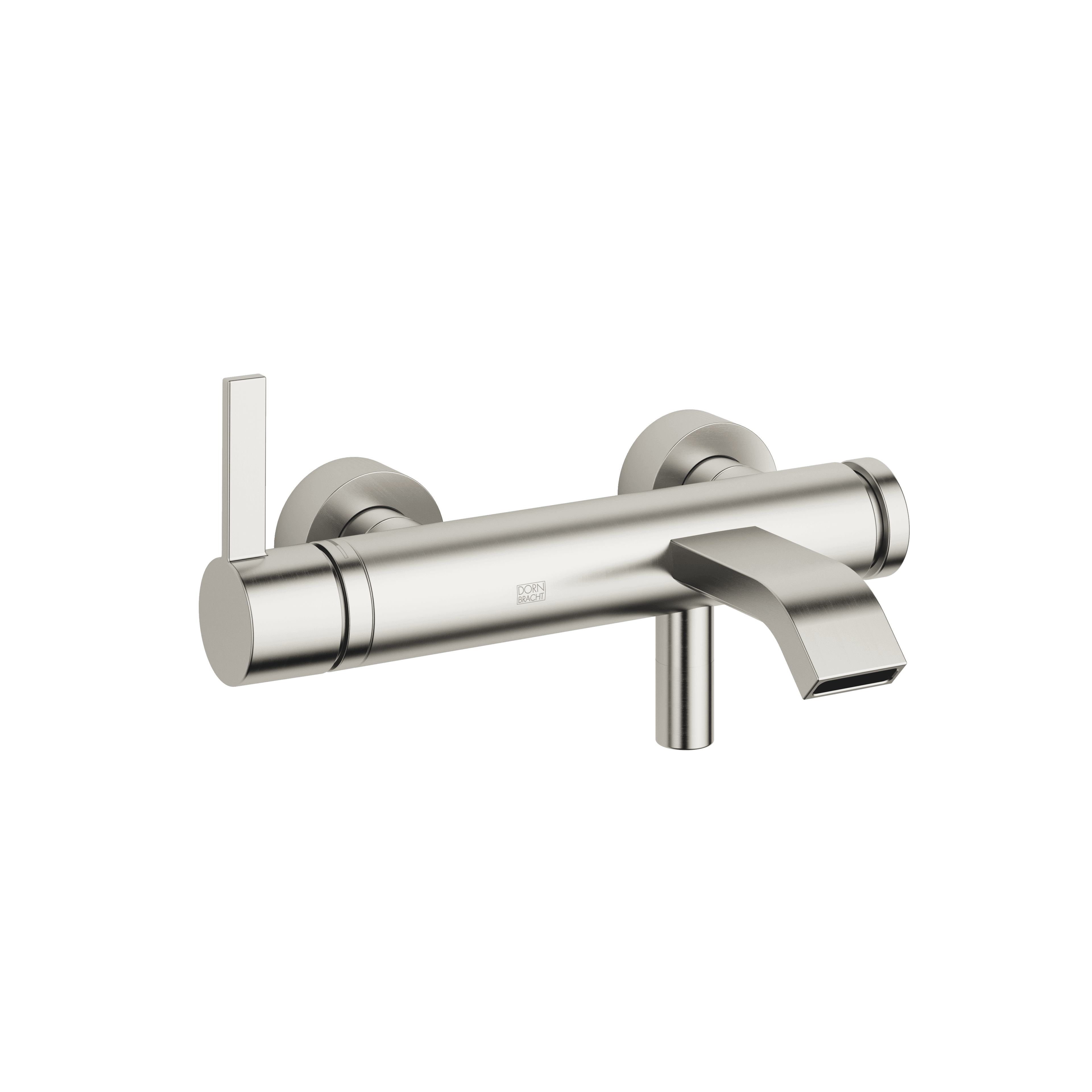 IMO Single-lever bath mixer for wall mounting without shower set in Brushed Platinum