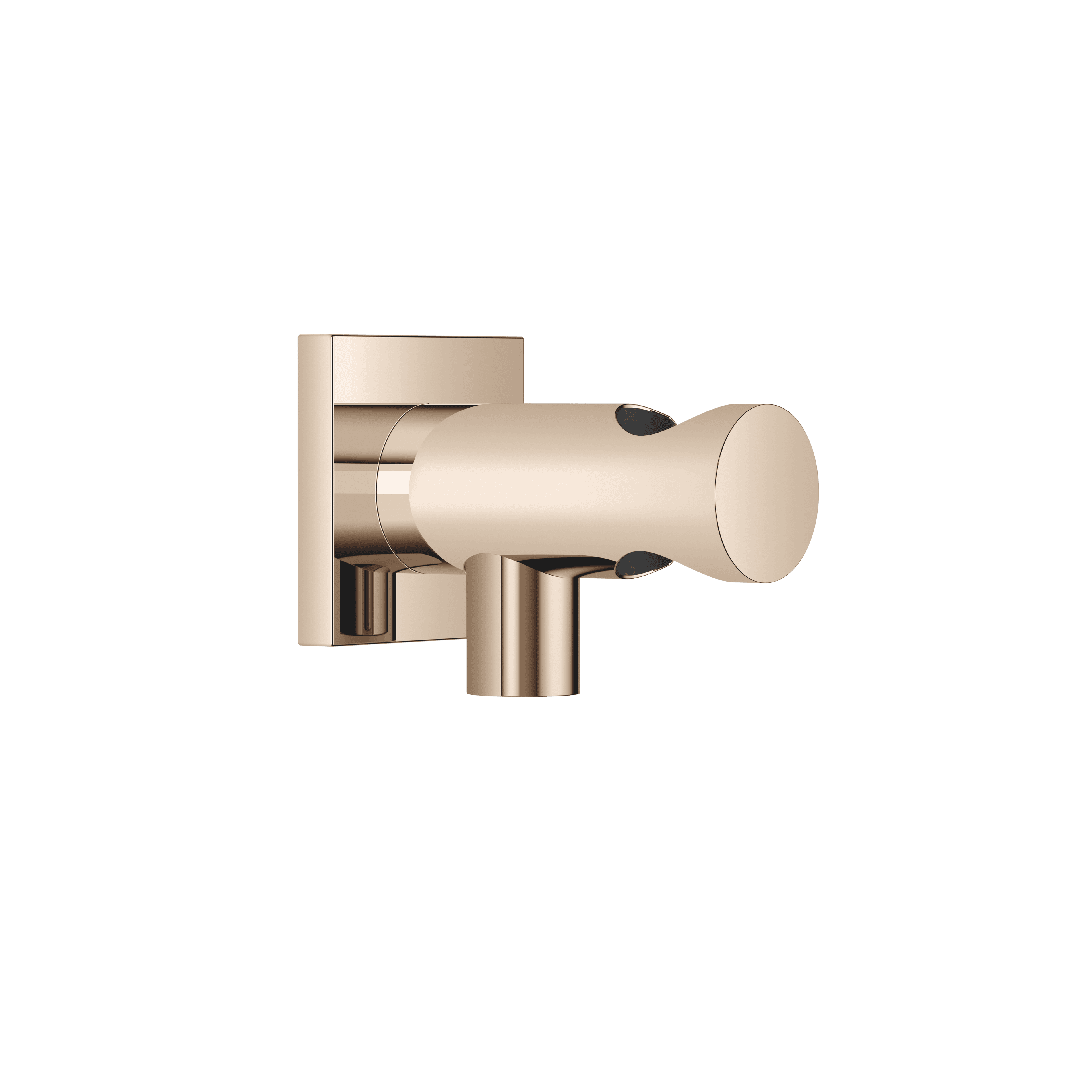 Wall elbow with integrated shower holder in Champagne (22kt Gold)