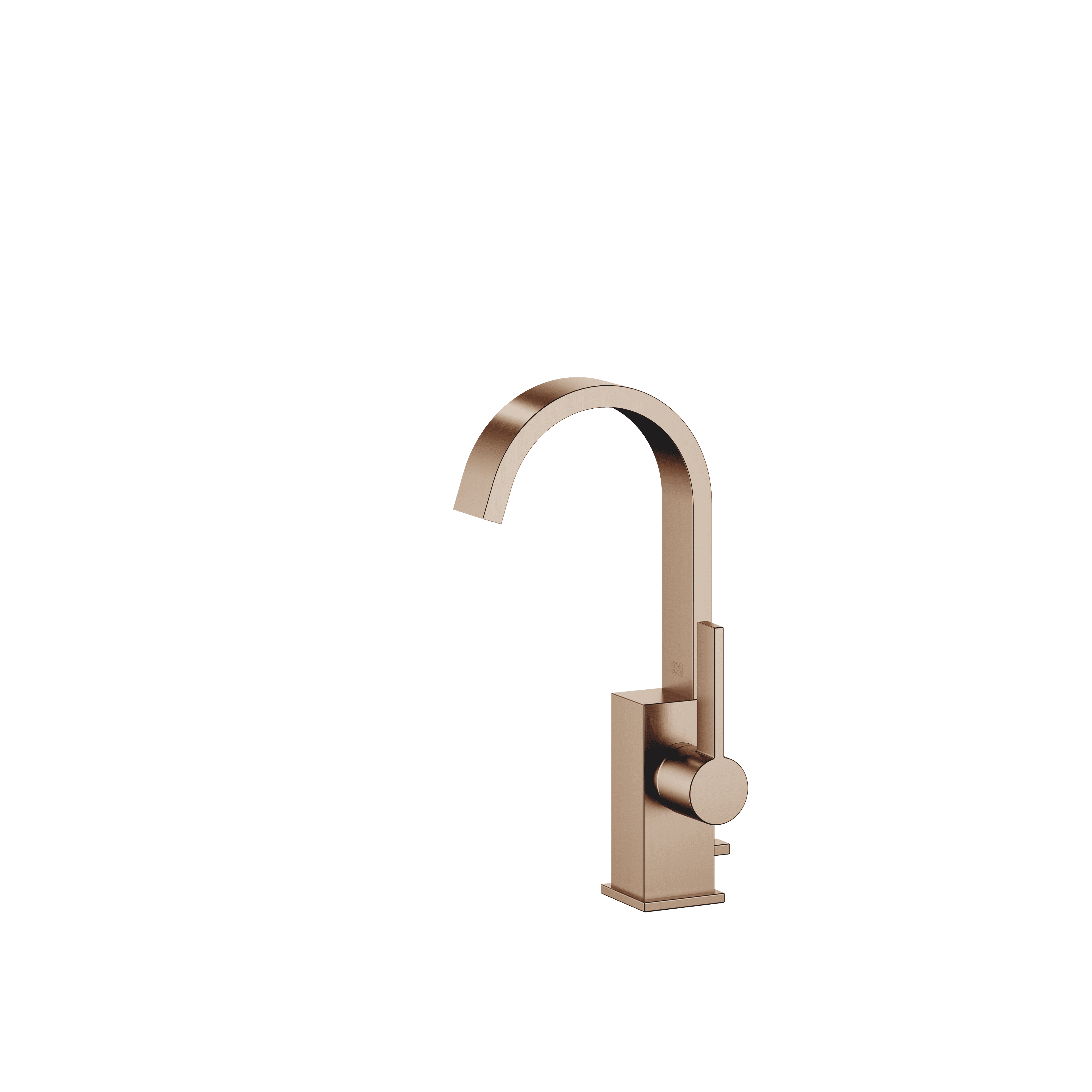 MEM Single-lever basin mixer with pop-up waste in Brushed Bronze (PVD)
