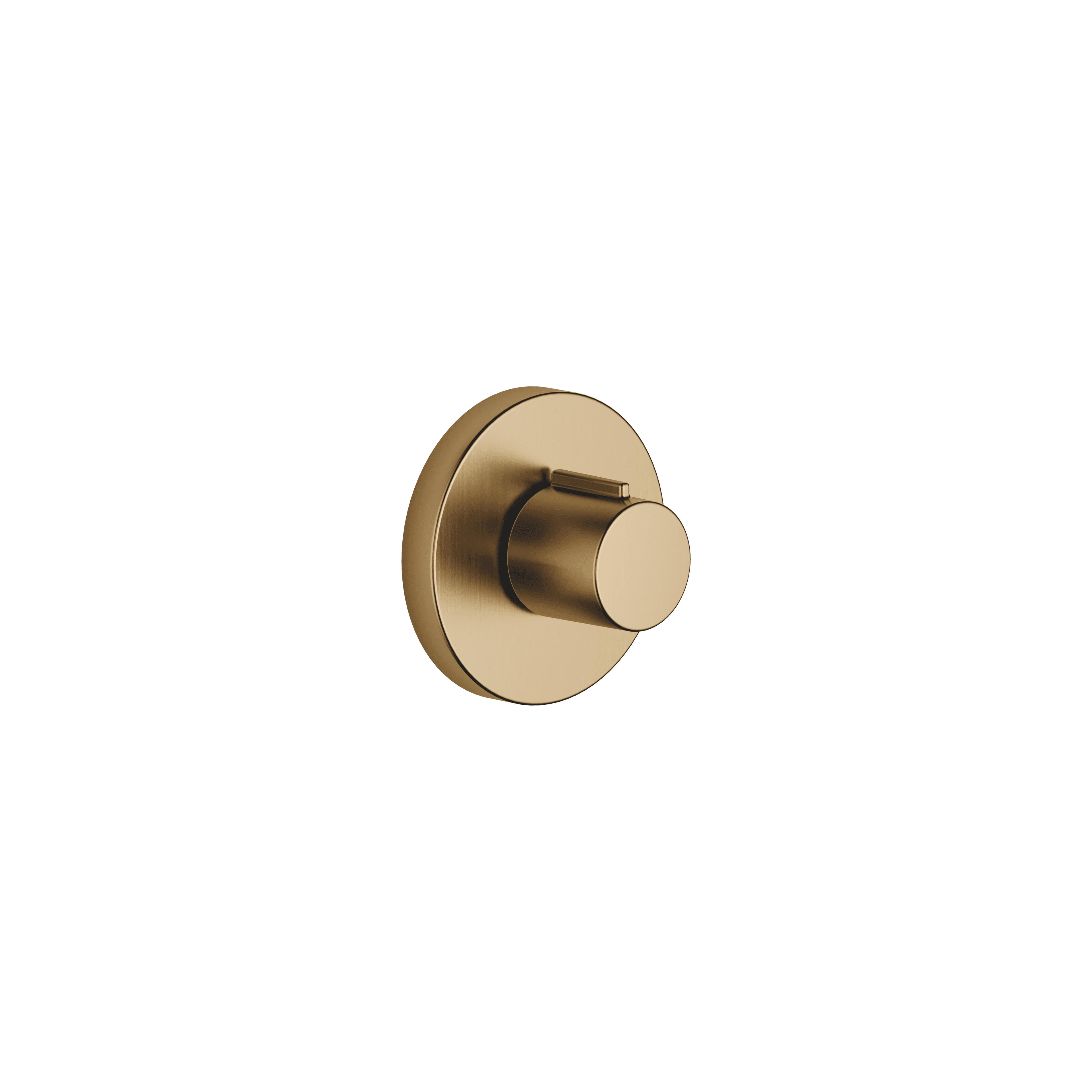 META Wall valve clockwise closing 3/4" in Brushed Dark Brass (PVD)