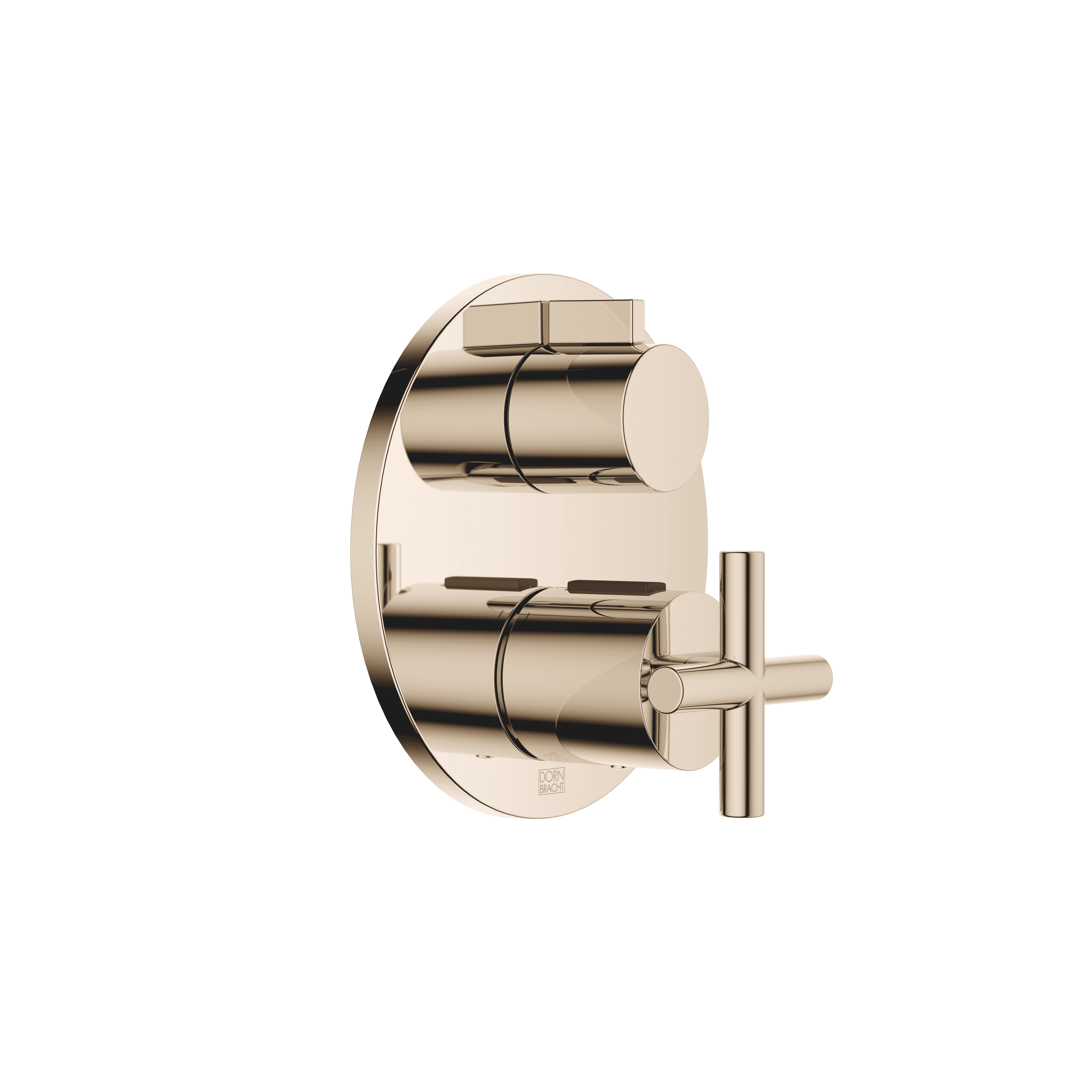 TARA Concealed thermostat with one function volume control in Champagne (22kt Gold)