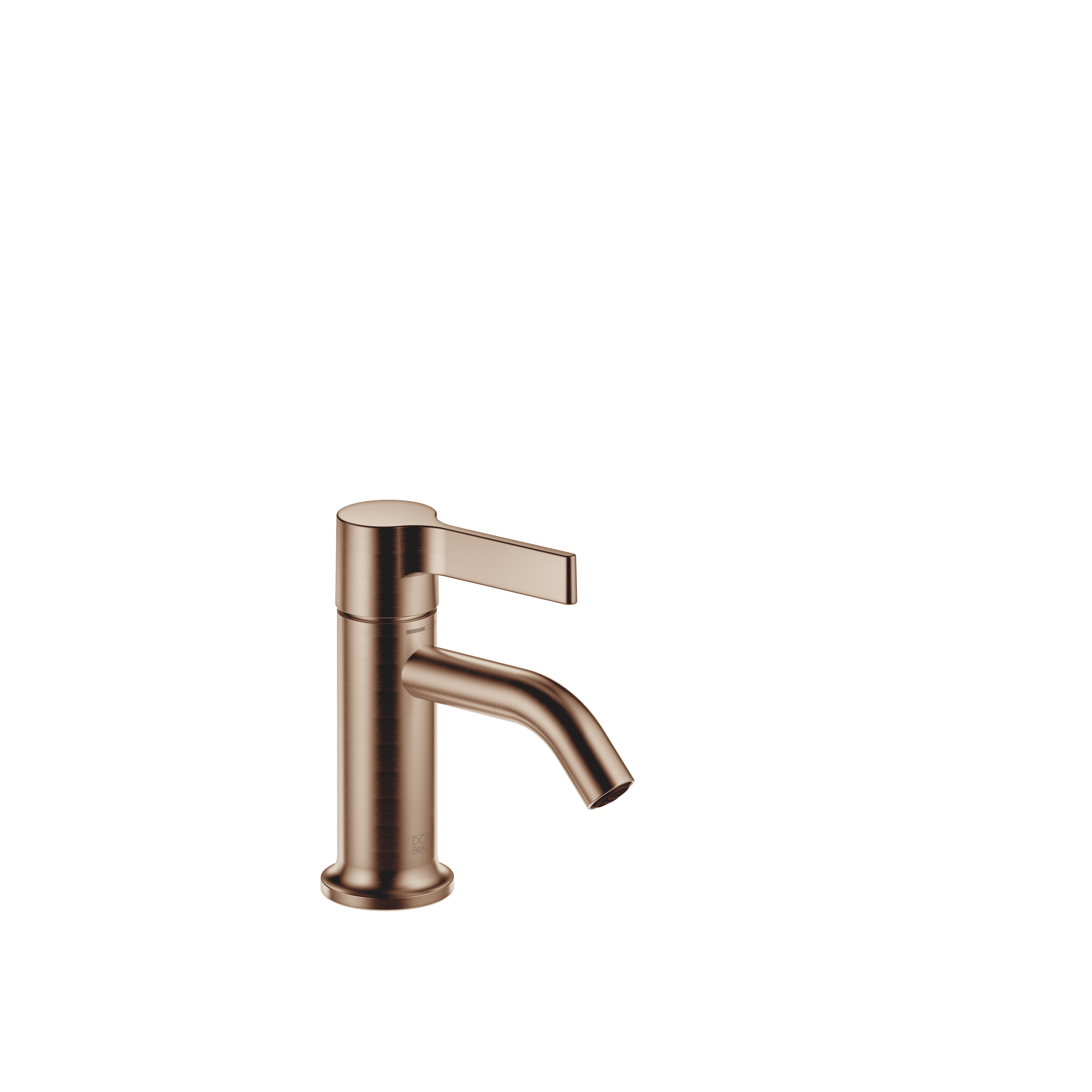 VAIA Single-lever basin mixer without pop-up waste in Brushed Bronze (PVD)