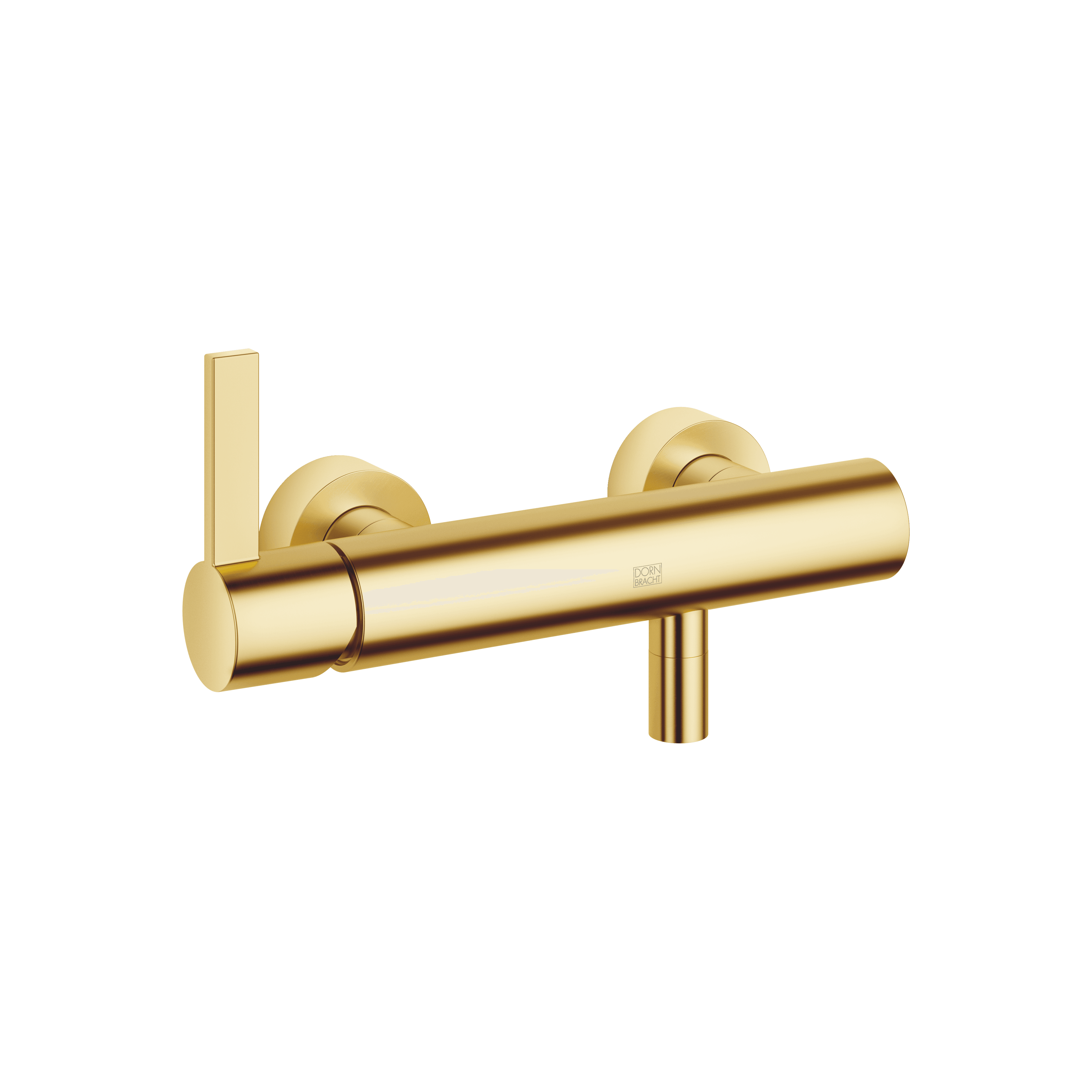 IMO Single-lever shower mixer for wall mounting in Brushed Gold (PVD)