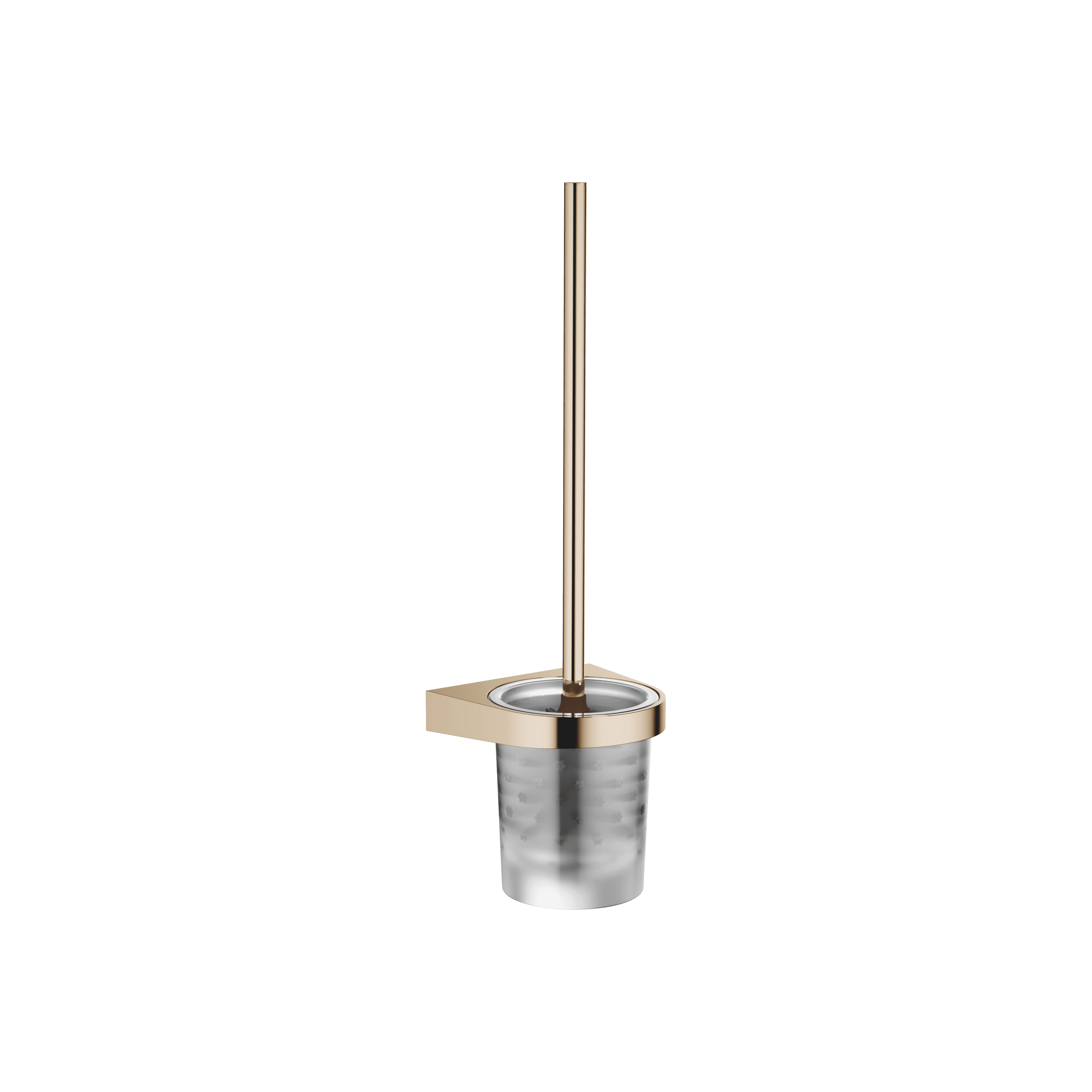 Toilet brush set wall model in Light Gold (PVD)