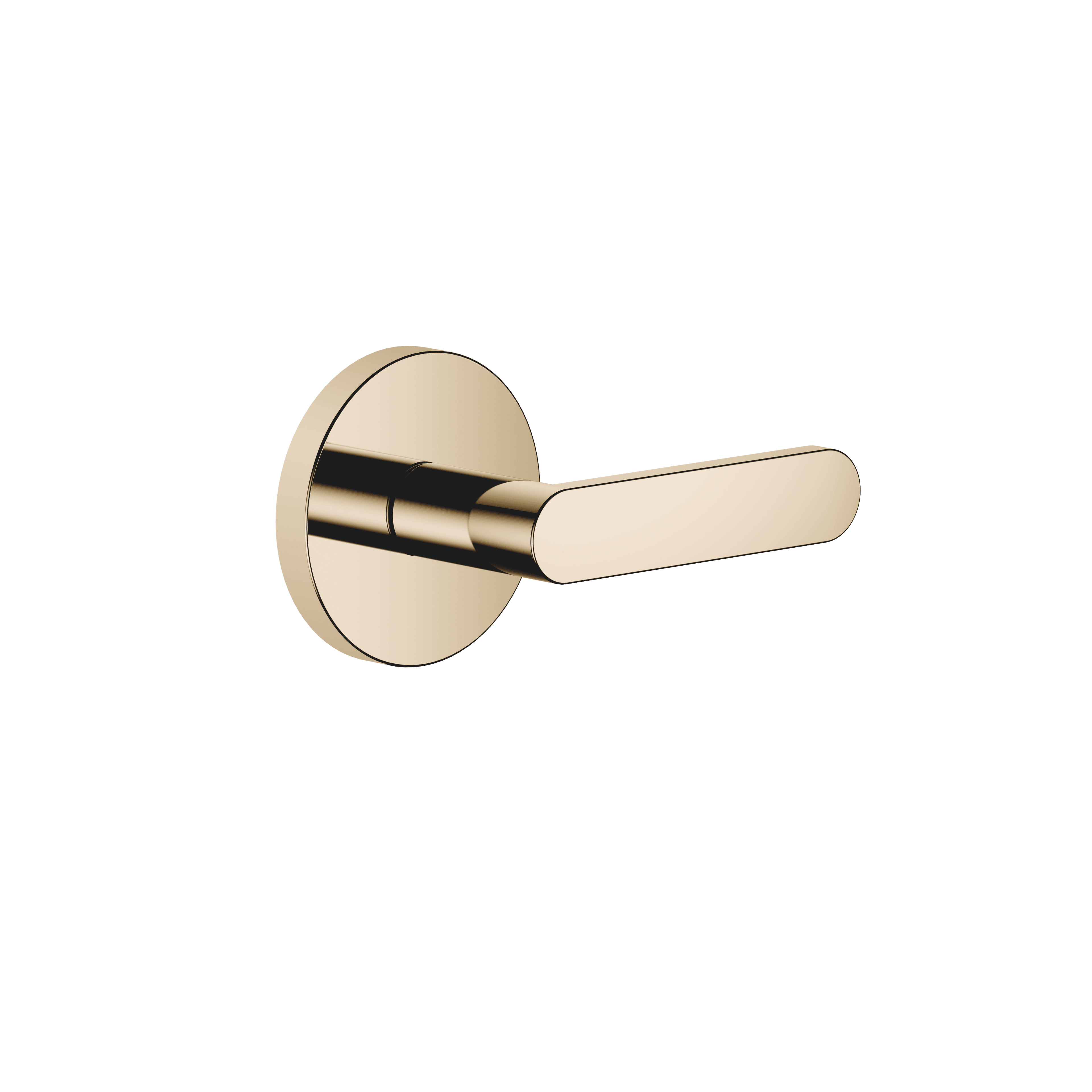 META Wall valve clockwise closing 3/4" in Light Gold (PVD)