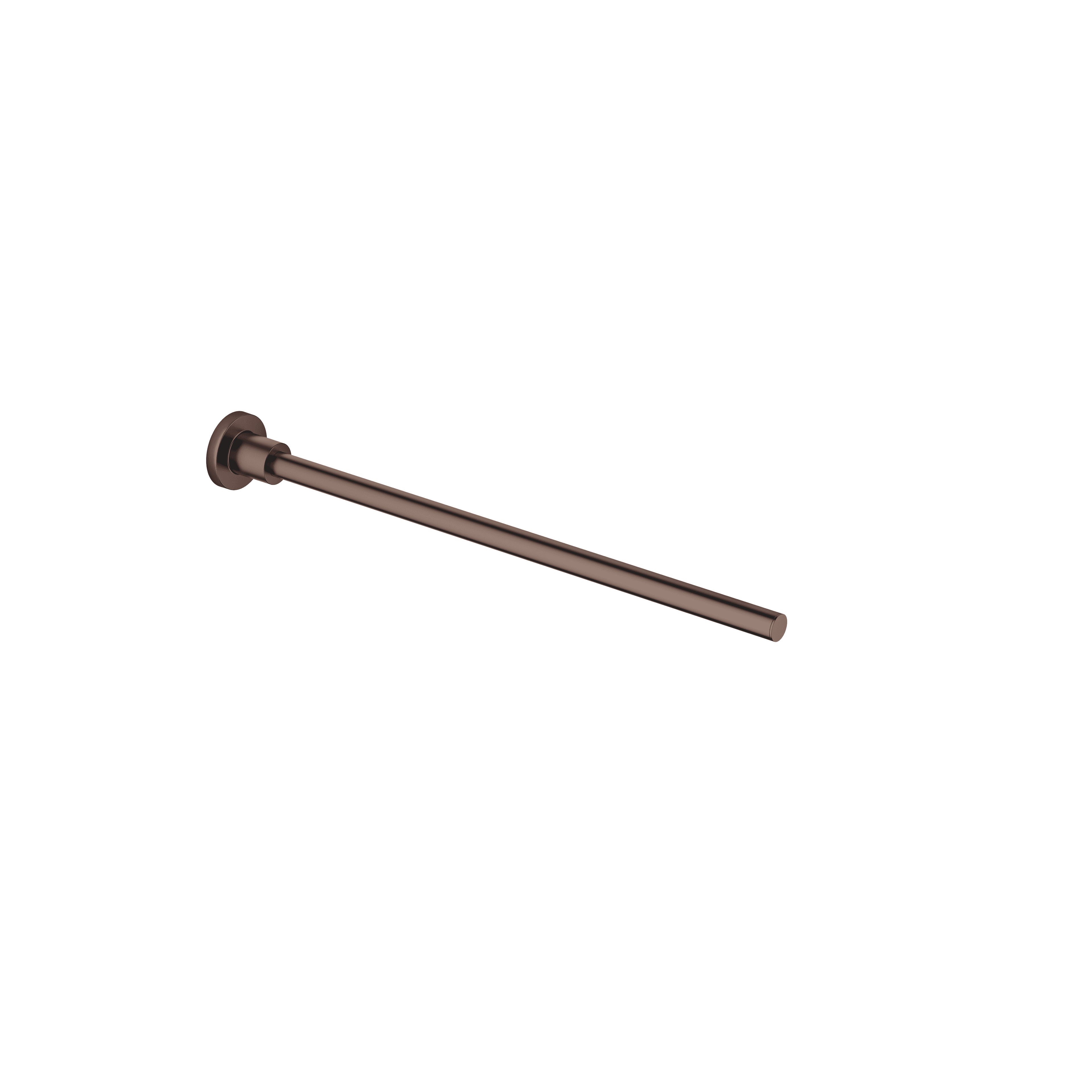 TARA Towel bar 1-piece non-swivel in Brushed Dark Bronze (PVD)