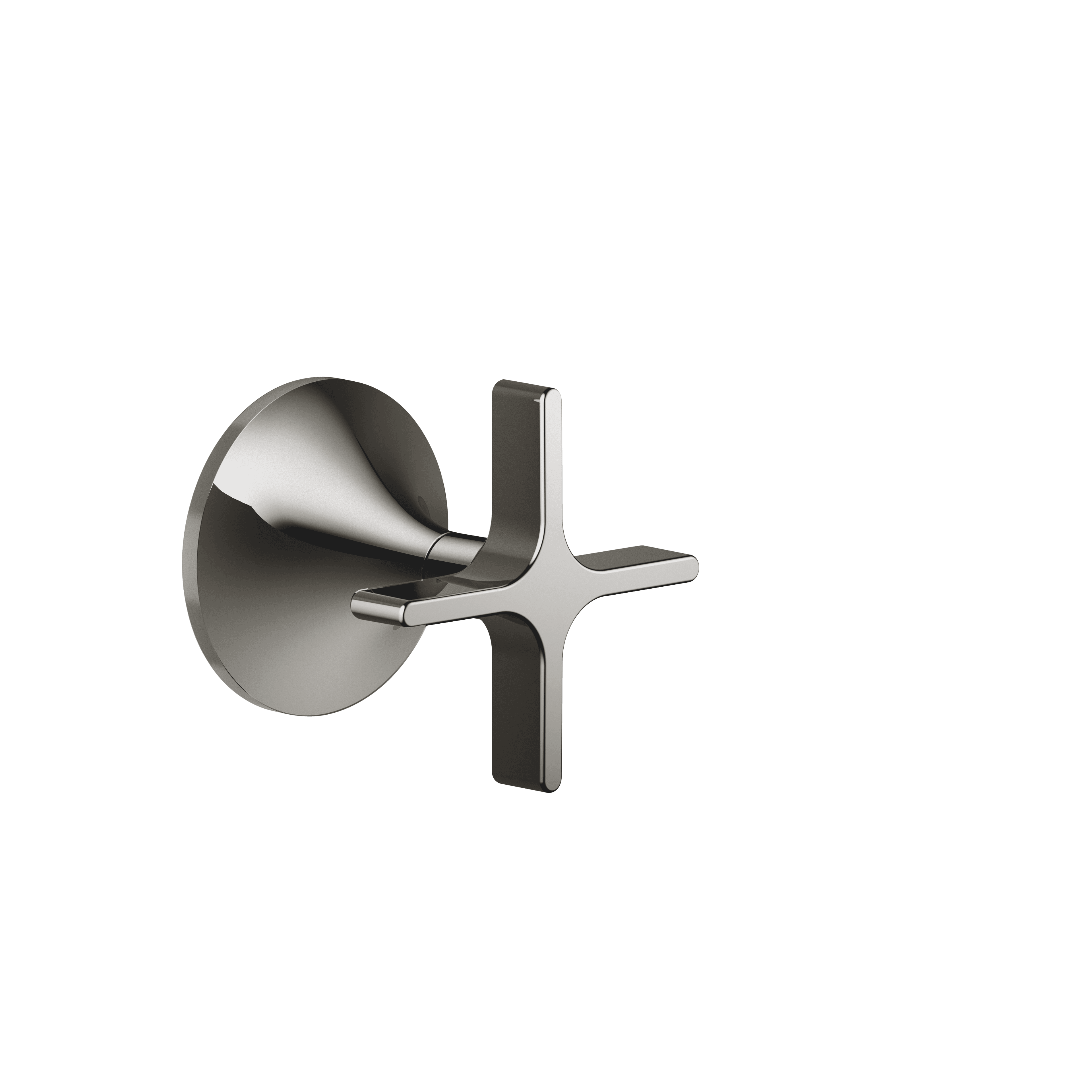 VAIA Wall valve clockwise closing 1/2" in Dark Chrome