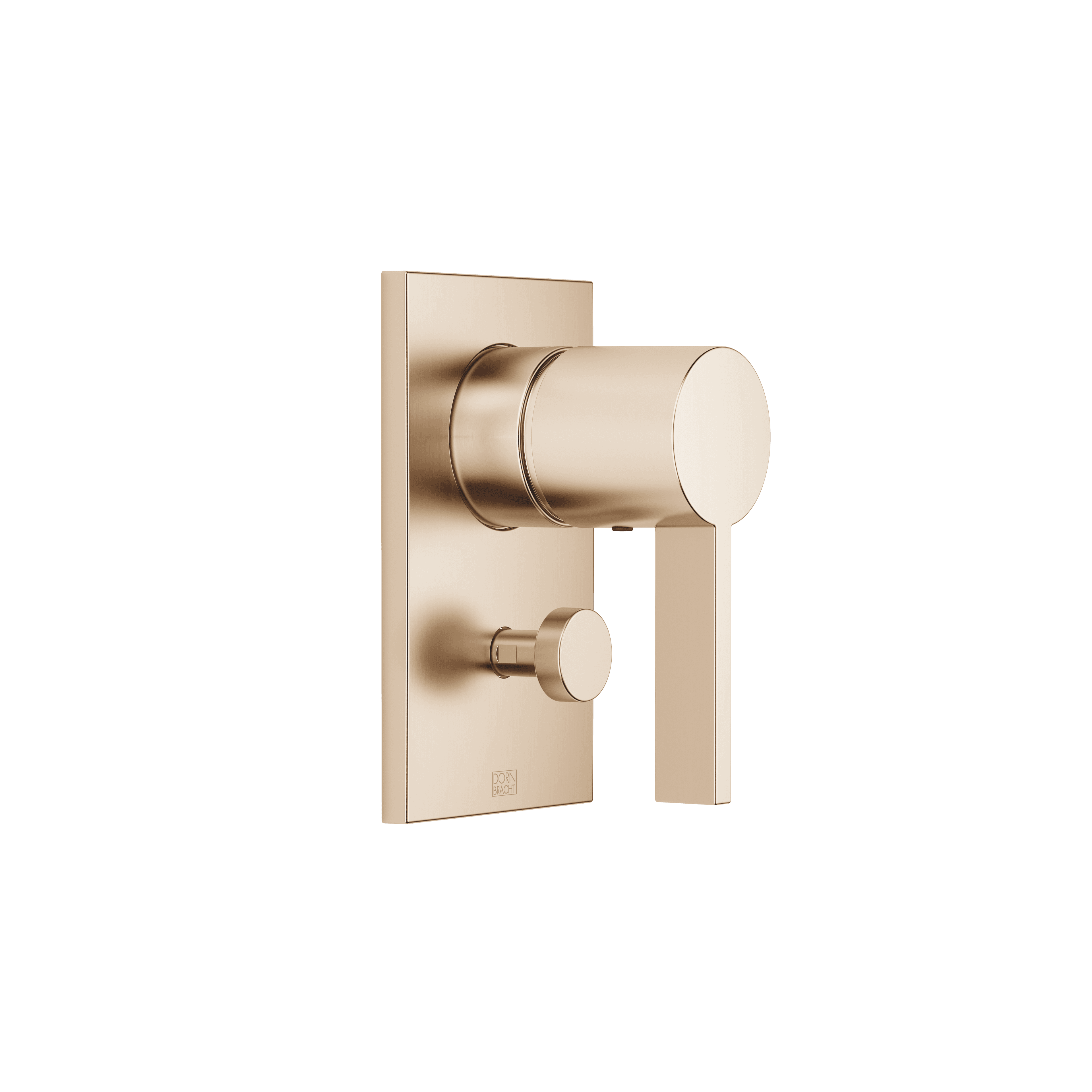 Concealed single-lever mixer with diverter in Brushed Champagne (22kt Gold)