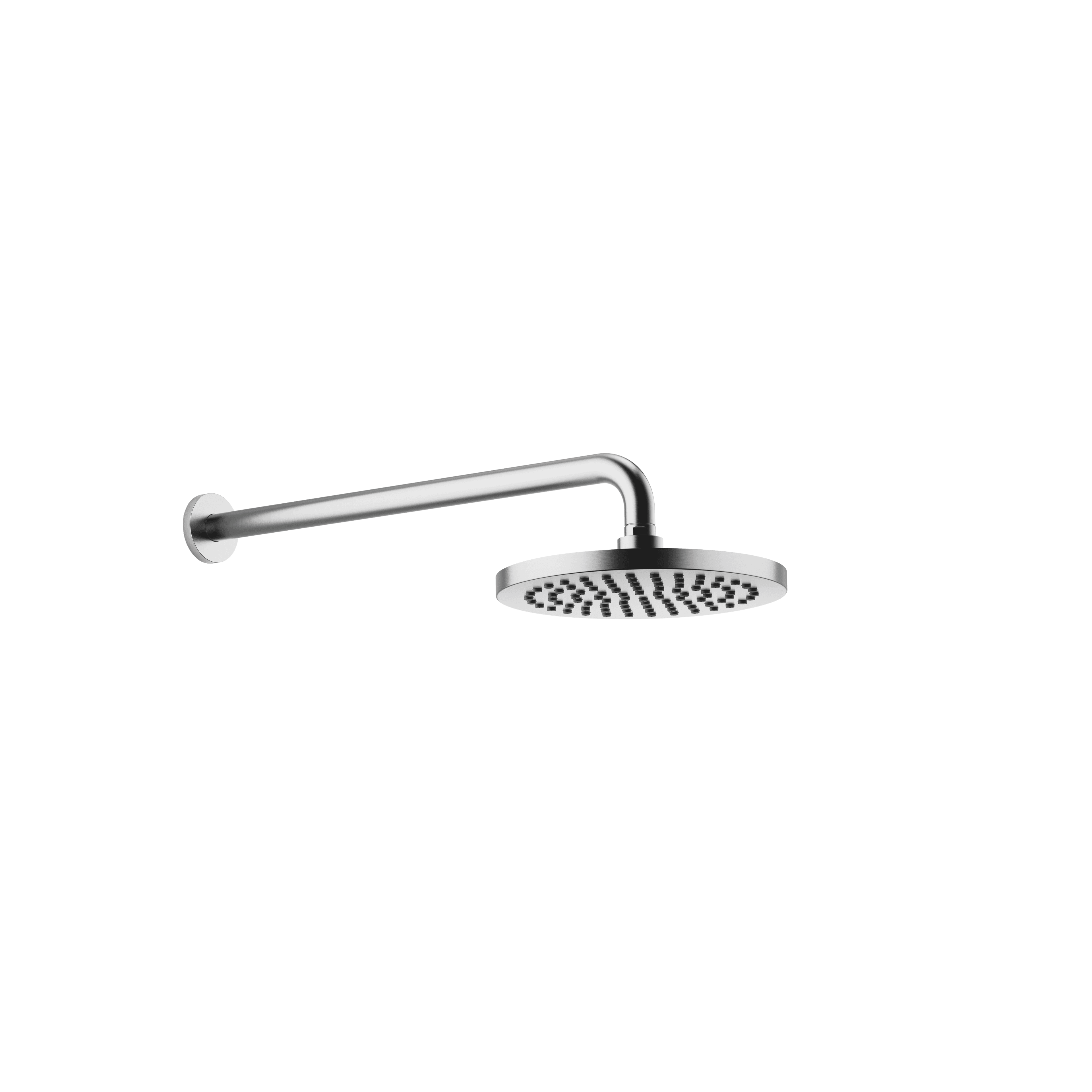 Rain shower with wall fixing 220 mm in Brushed Chrome