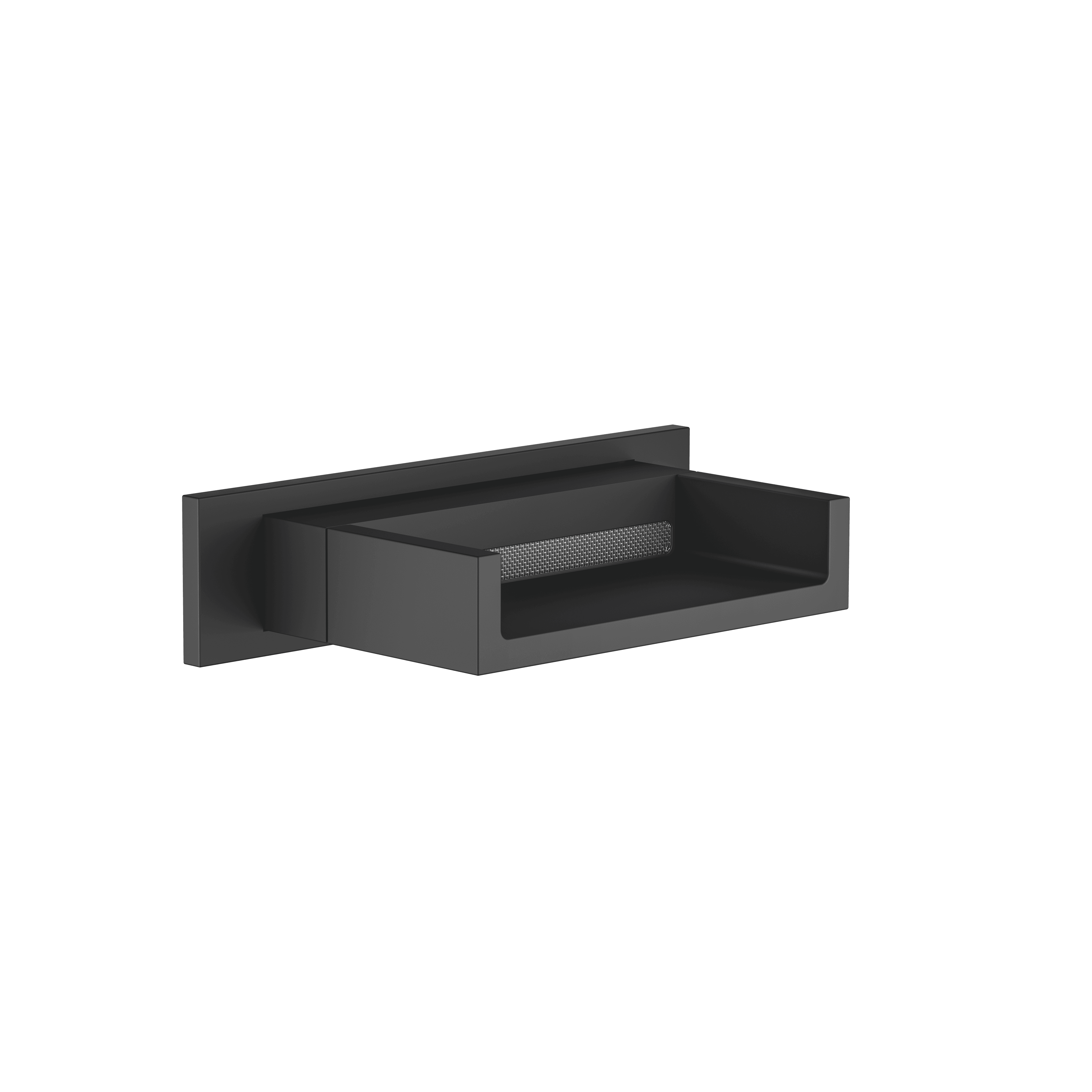 WATER FALL Cascade spout for wall mounting in Matte Black