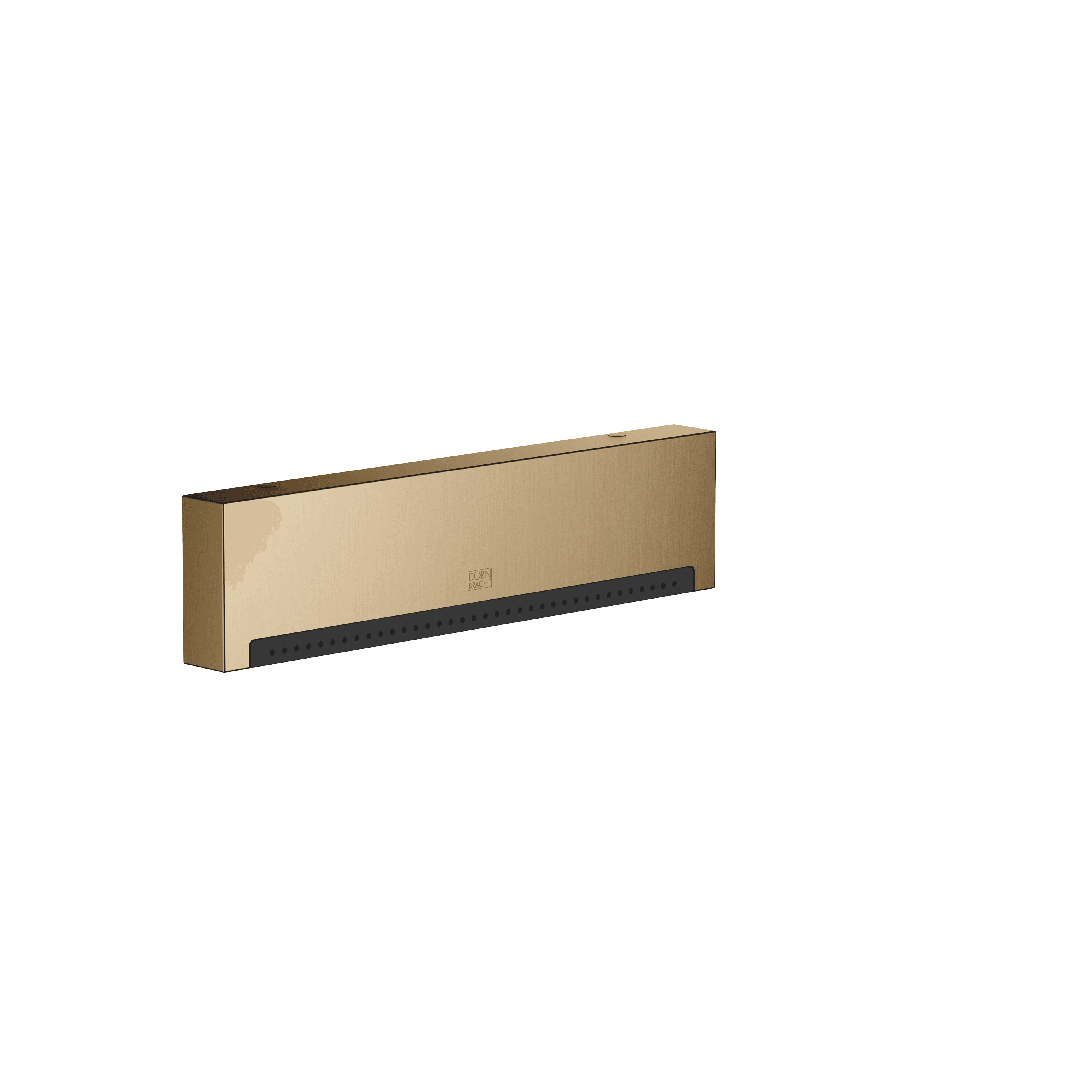 WATER FALL Cascade spout with individual jets for wall mounting in Brushed Dark Brass (PVD)
