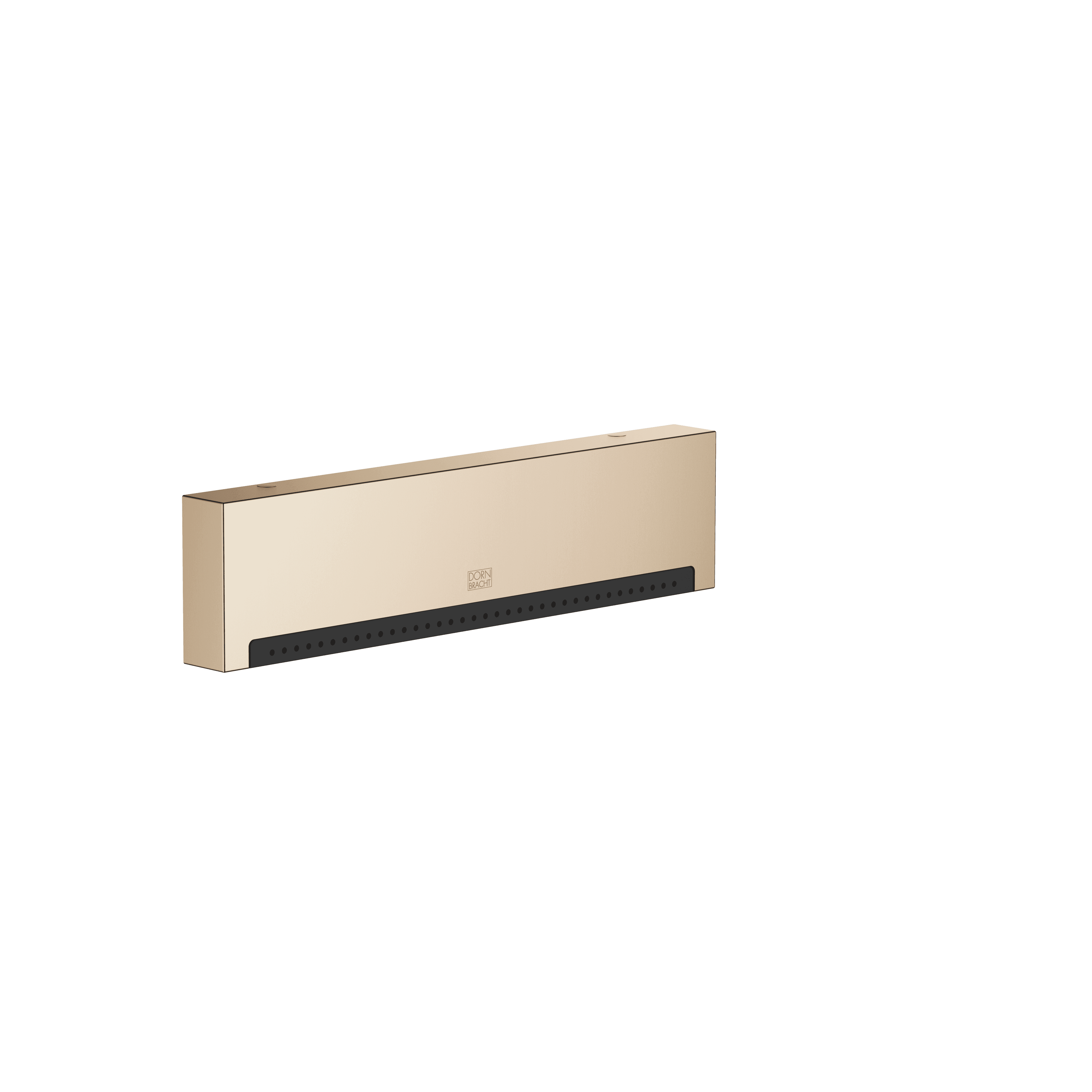 WATER FALL Cascade spout with individual jets for wall mounting in Brushed Champagne (22kt Gold)