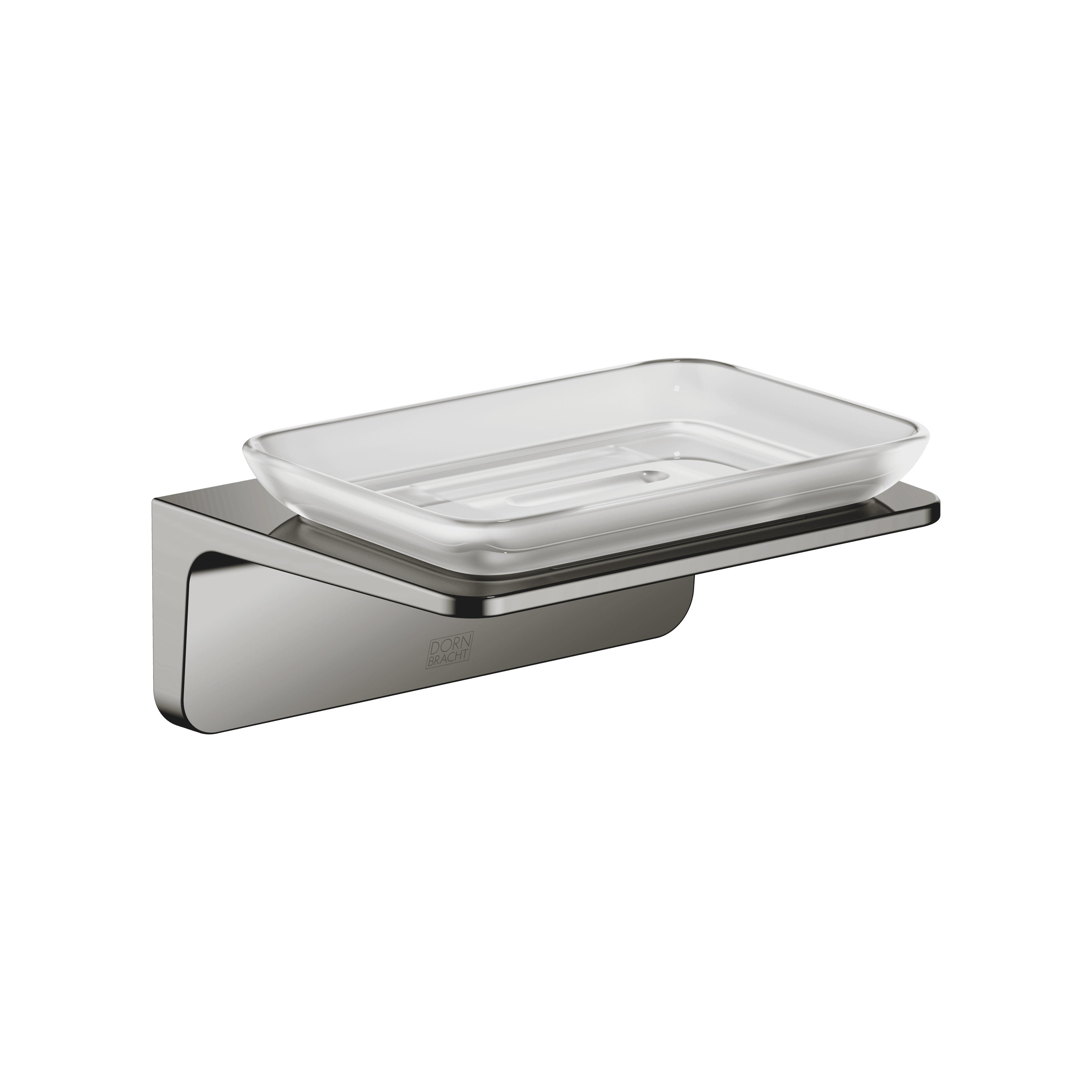 Soap dish in Dark Chrome