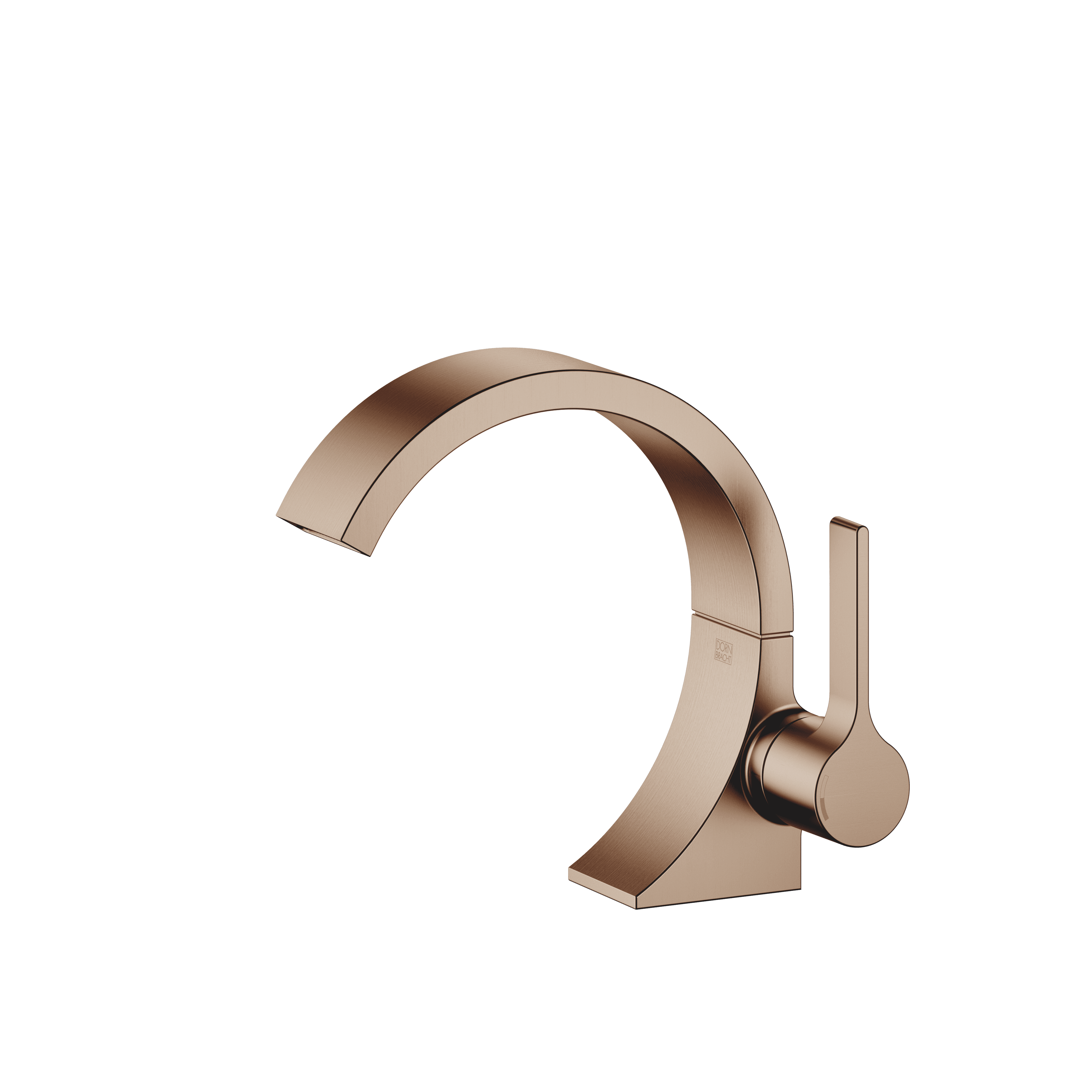 CYO Single-lever basin mixer without pop-up waste in Brushed Bronze (PVD)