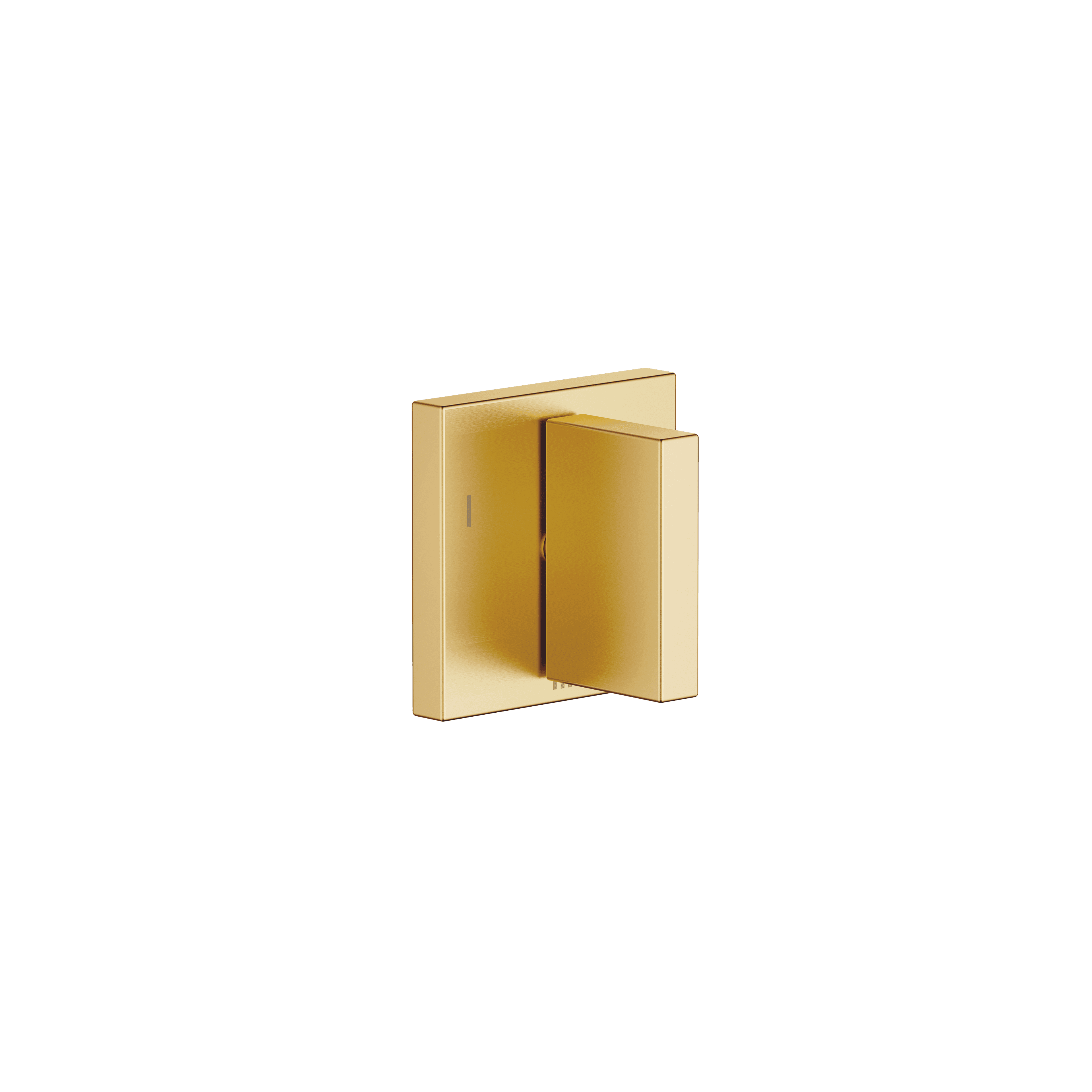 MEM Concealed three-way diverter in Brushed Durabrass (23kt Gold)