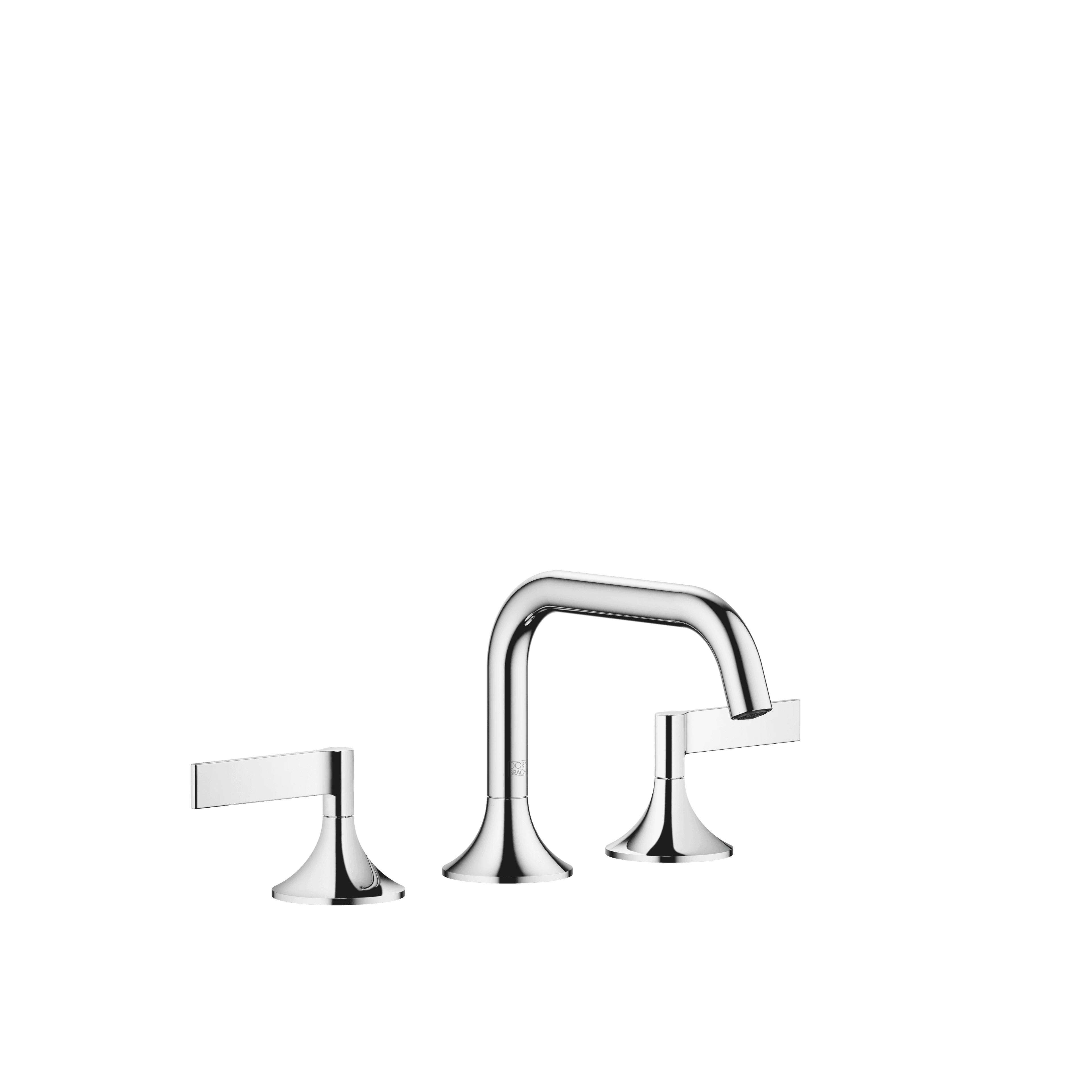 VAIA Three-hole basin mixer with pop-up waste in Chrome