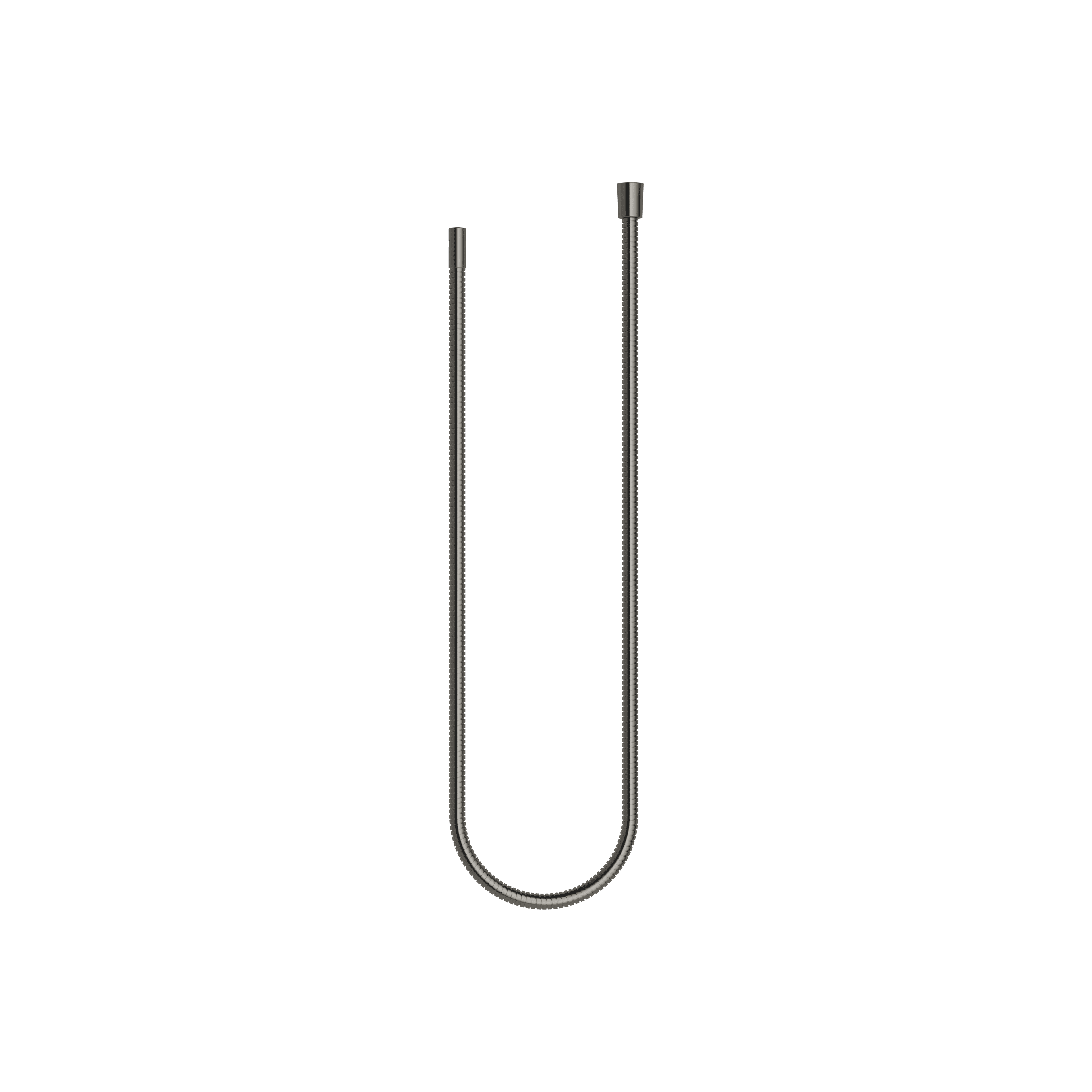 Metal shower hose 1/2" x 3/8" x 1500 mm in Brushed Dark Platinum