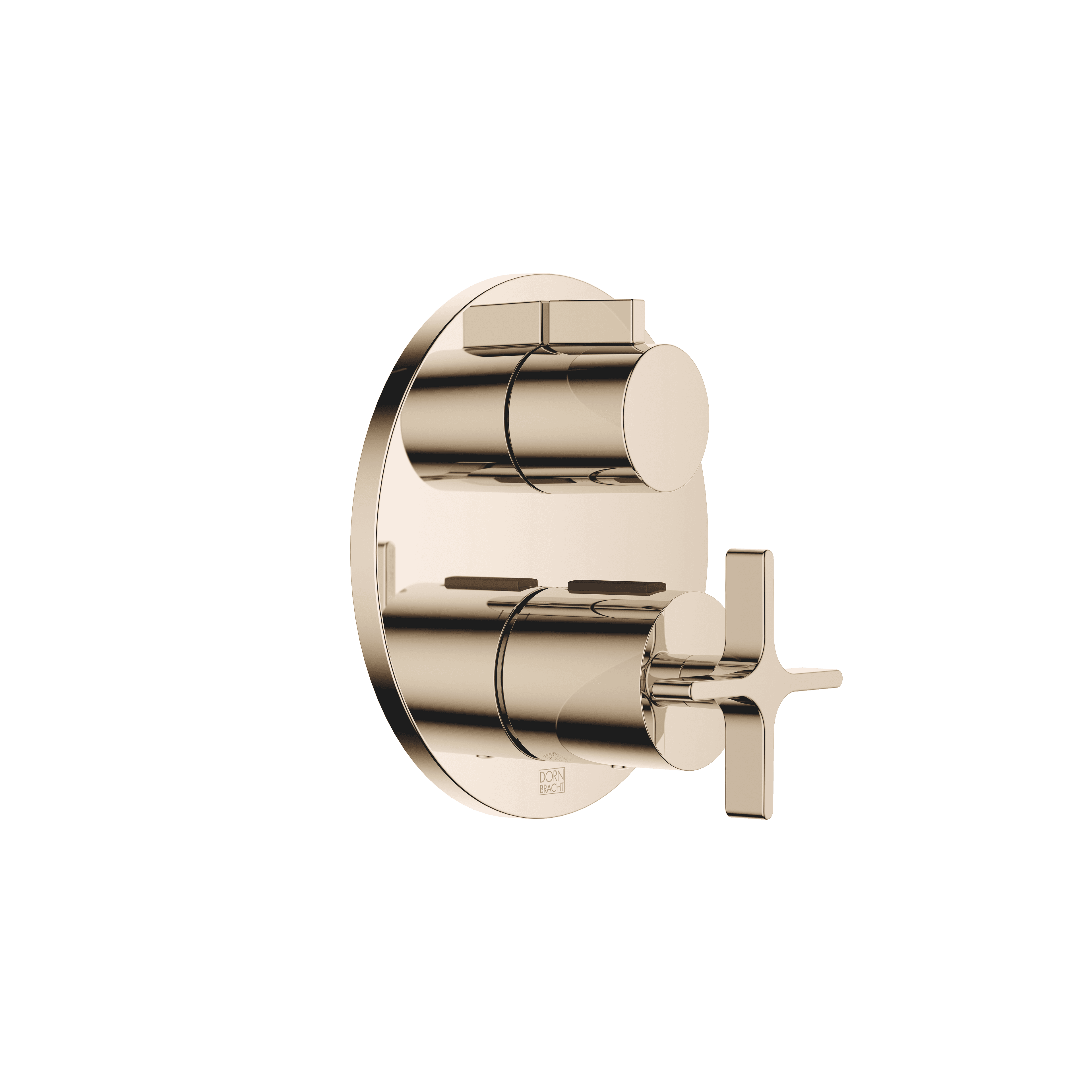 VAIA Concealed thermostat with one function volume control in Champagne (22kt Gold)