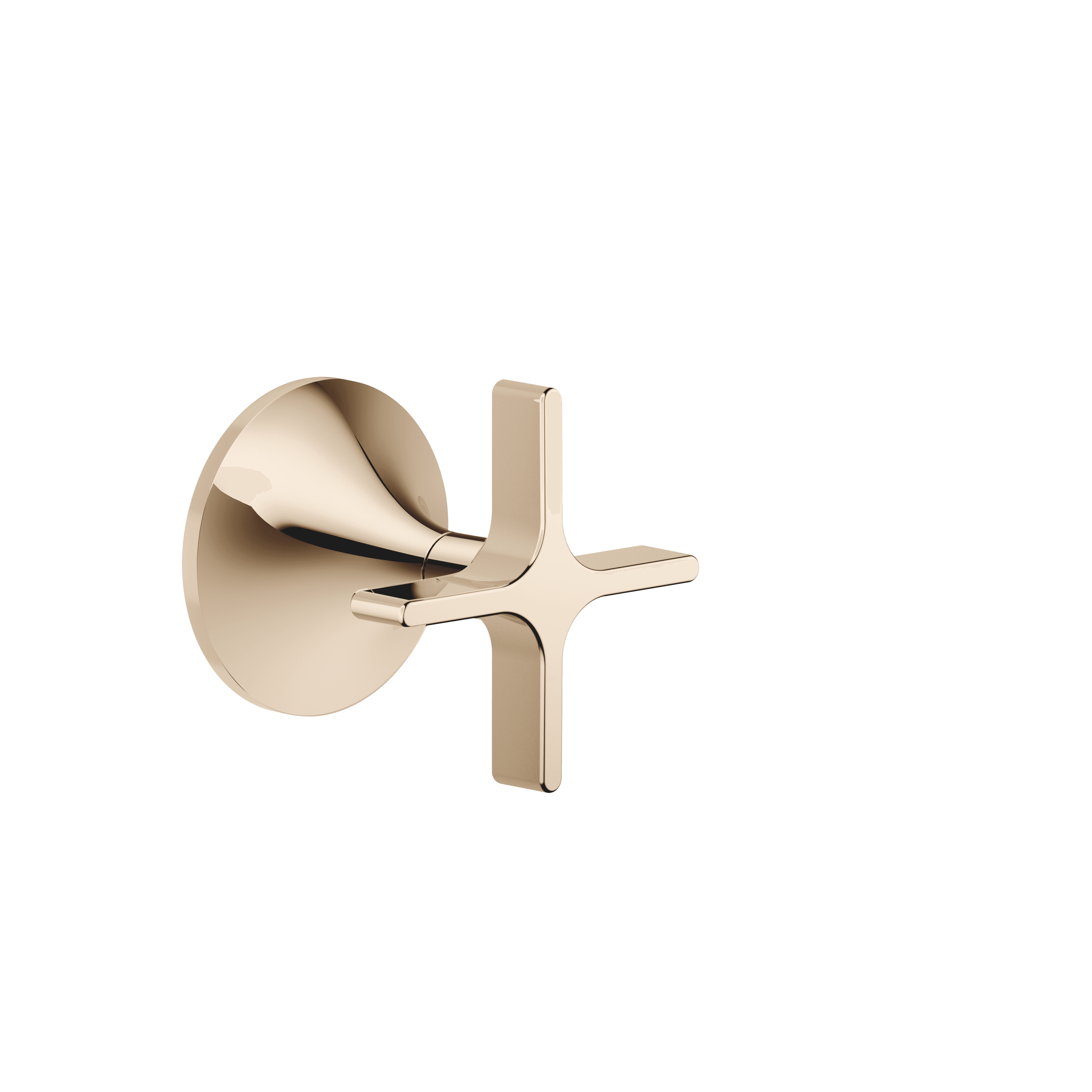 VAIA Wall valve clockwise closing 1/2" in Champagne (22kt Gold)