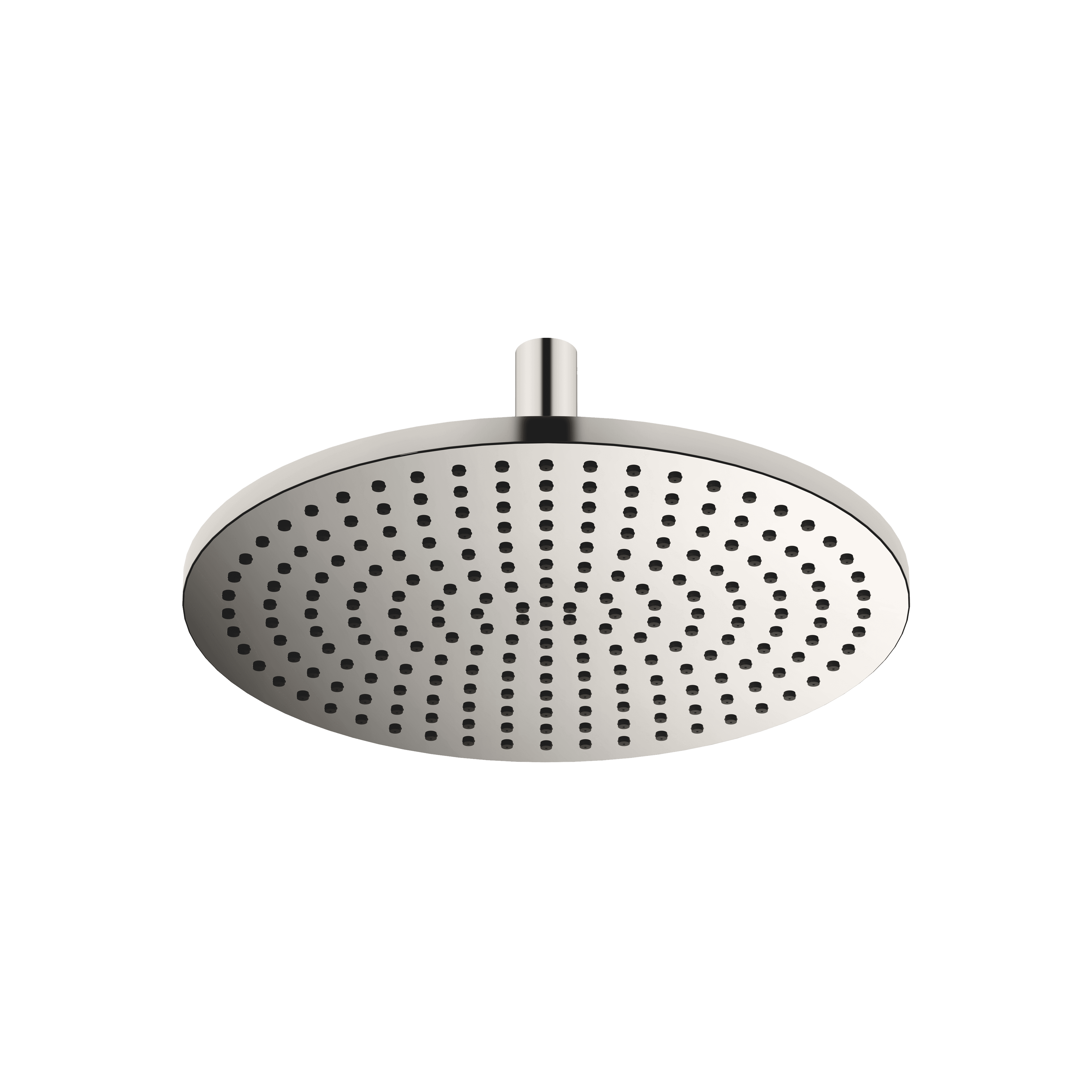 Rain shower with ceiling fixing 400 mm in Platinum