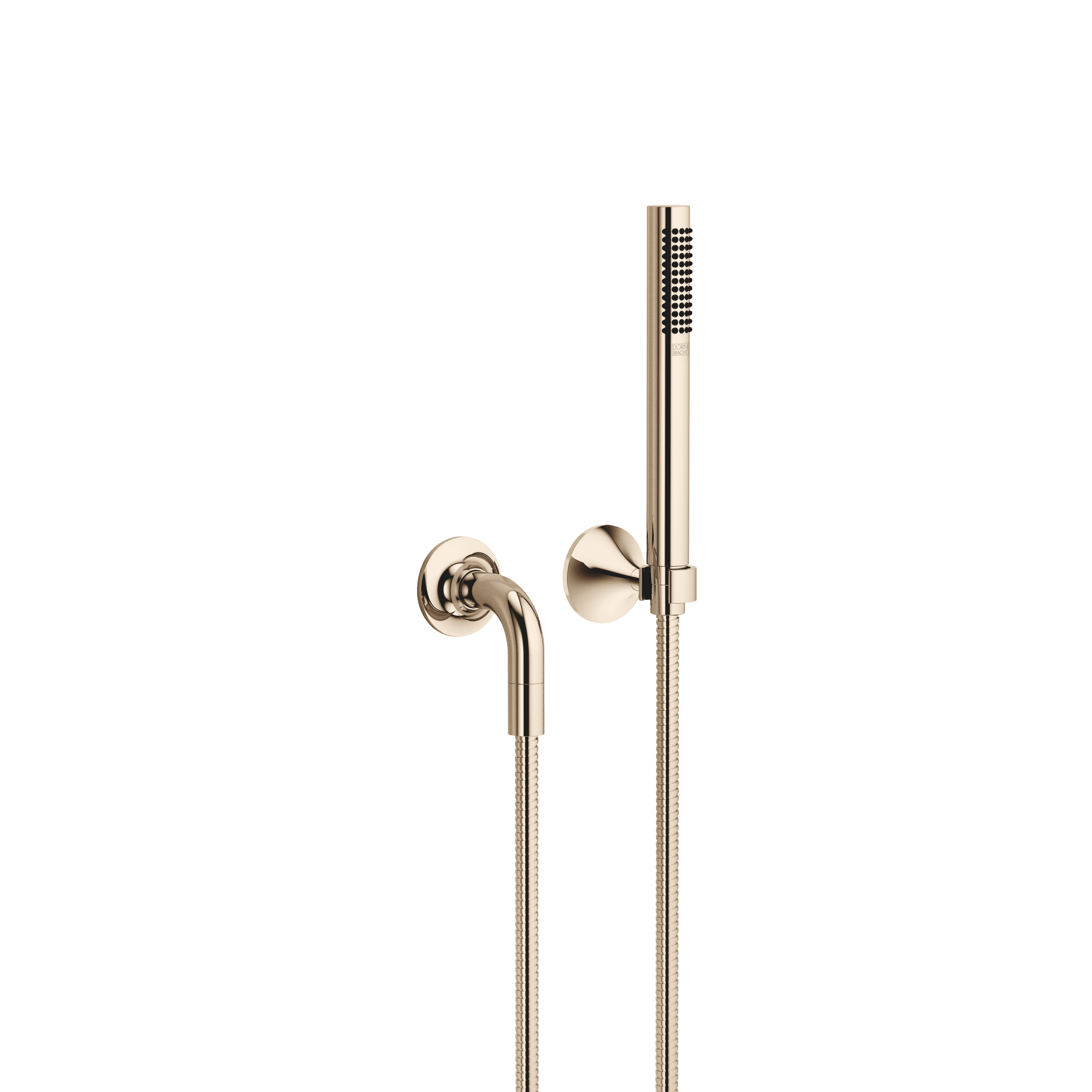 VAIA Hand shower set with individual rosettes FlowReduce in Champagne (22kt Gold)