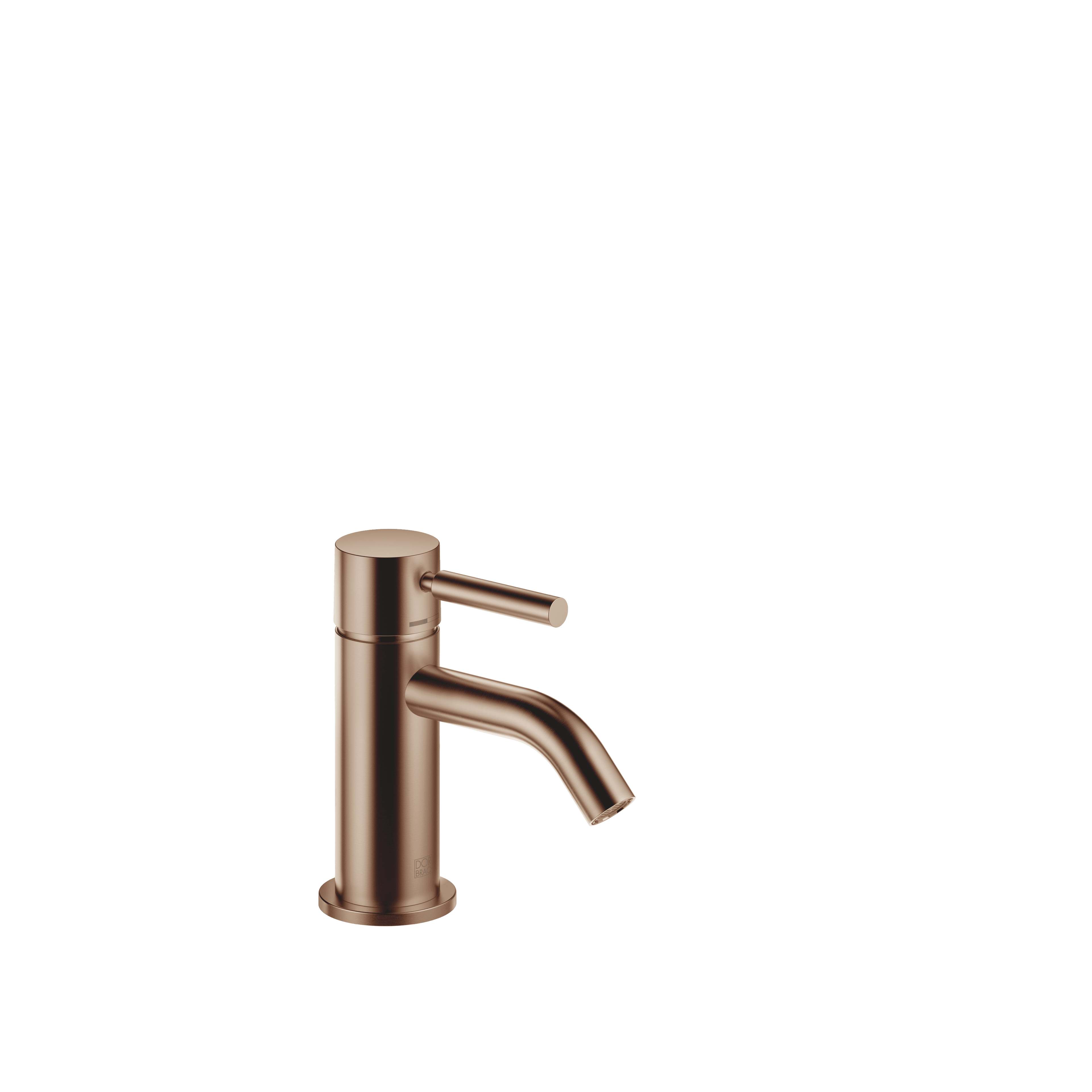 META Single-lever basin mixer without pop-up waste in Brushed Bronze (PVD)