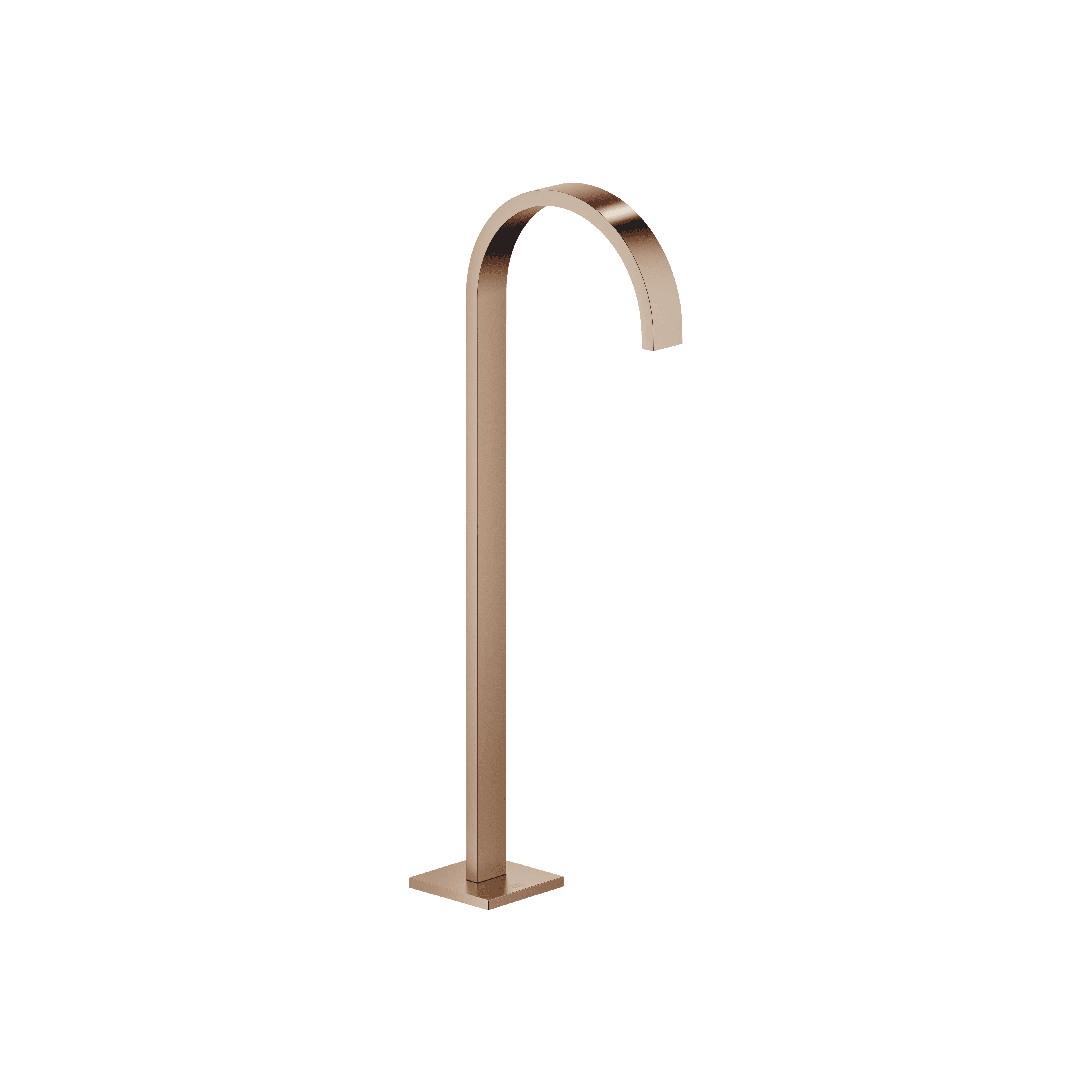 MEM Bath spout without diverter for free-standing assembly in Brushed Bronze (PVD)
