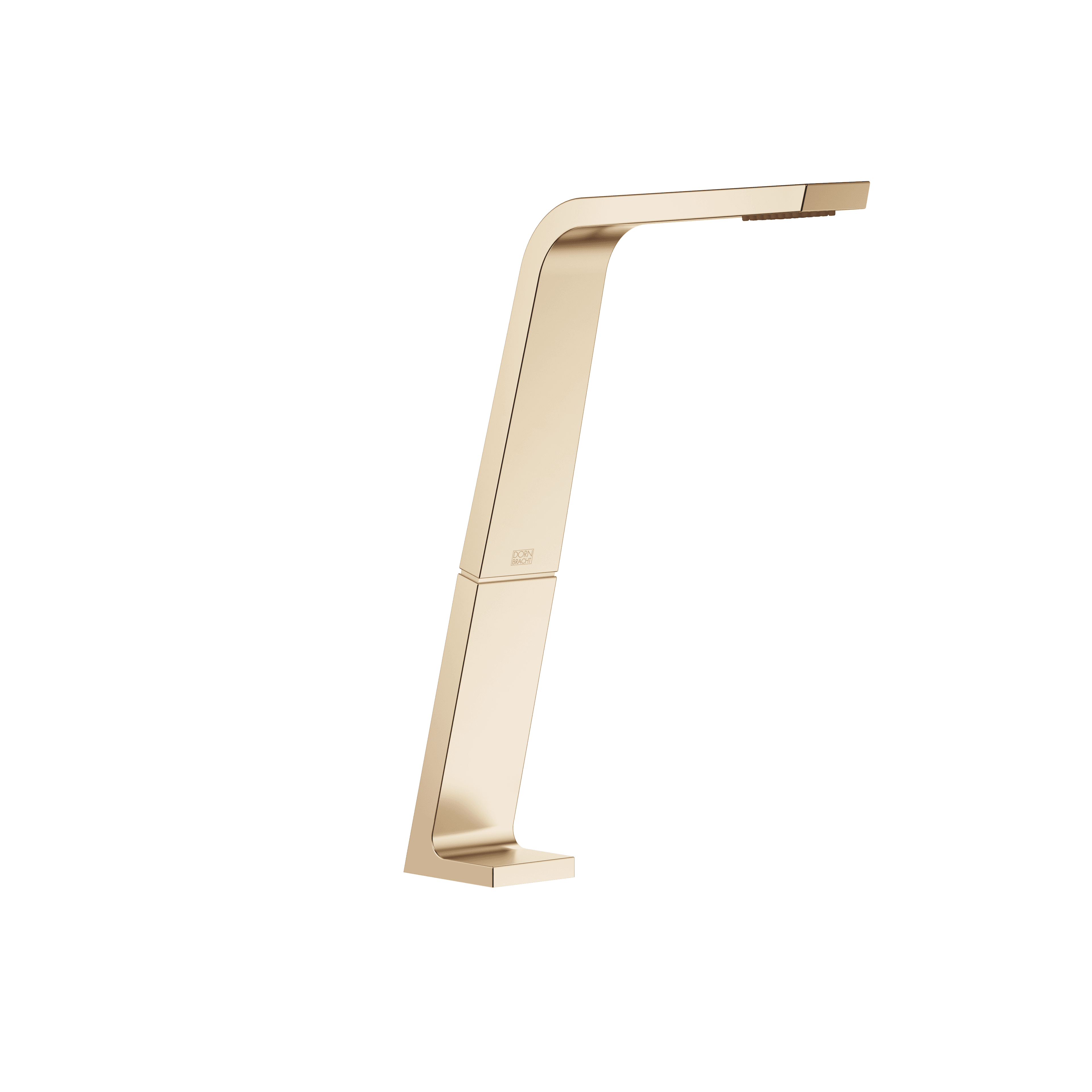 CL.1 Deck-mounted basin spout without pop-up waste in Brushed Champagne (22kt Gold)