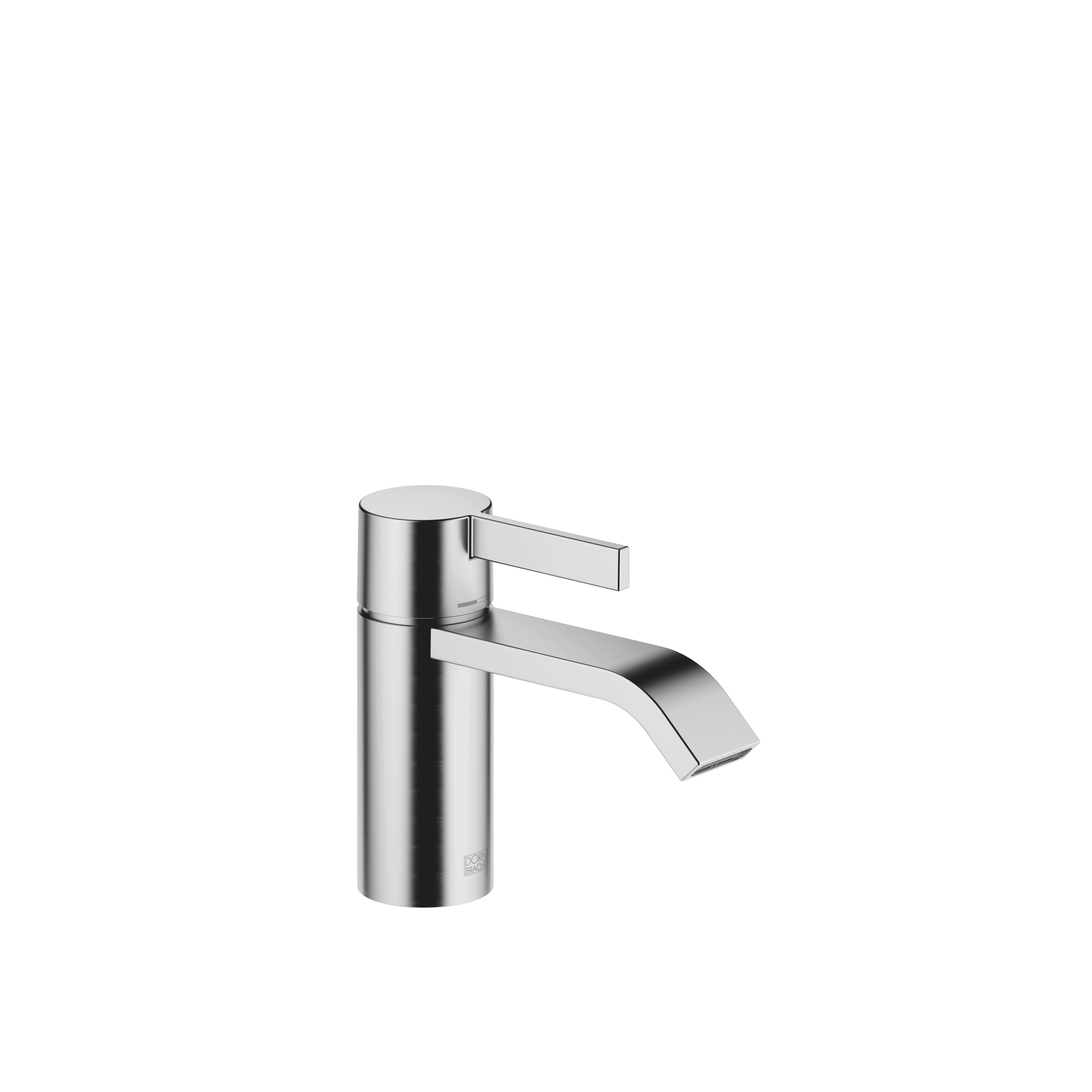 IMO Single-lever basin mixer without pop-up waste in Brushed Chrome