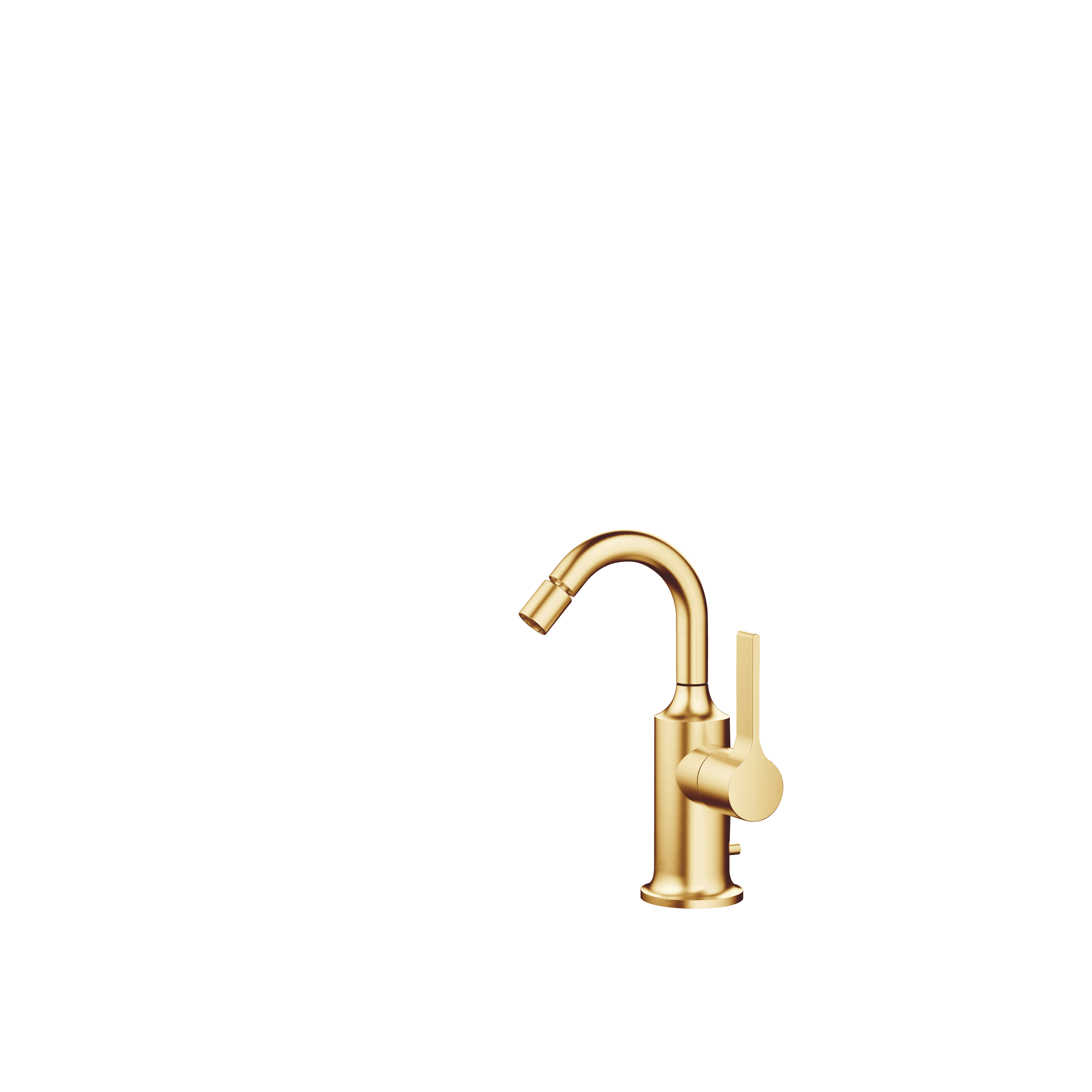 VAIA Single-lever bidet mixer with pop-up waste in Brushed Durabrass (23kt Gold)