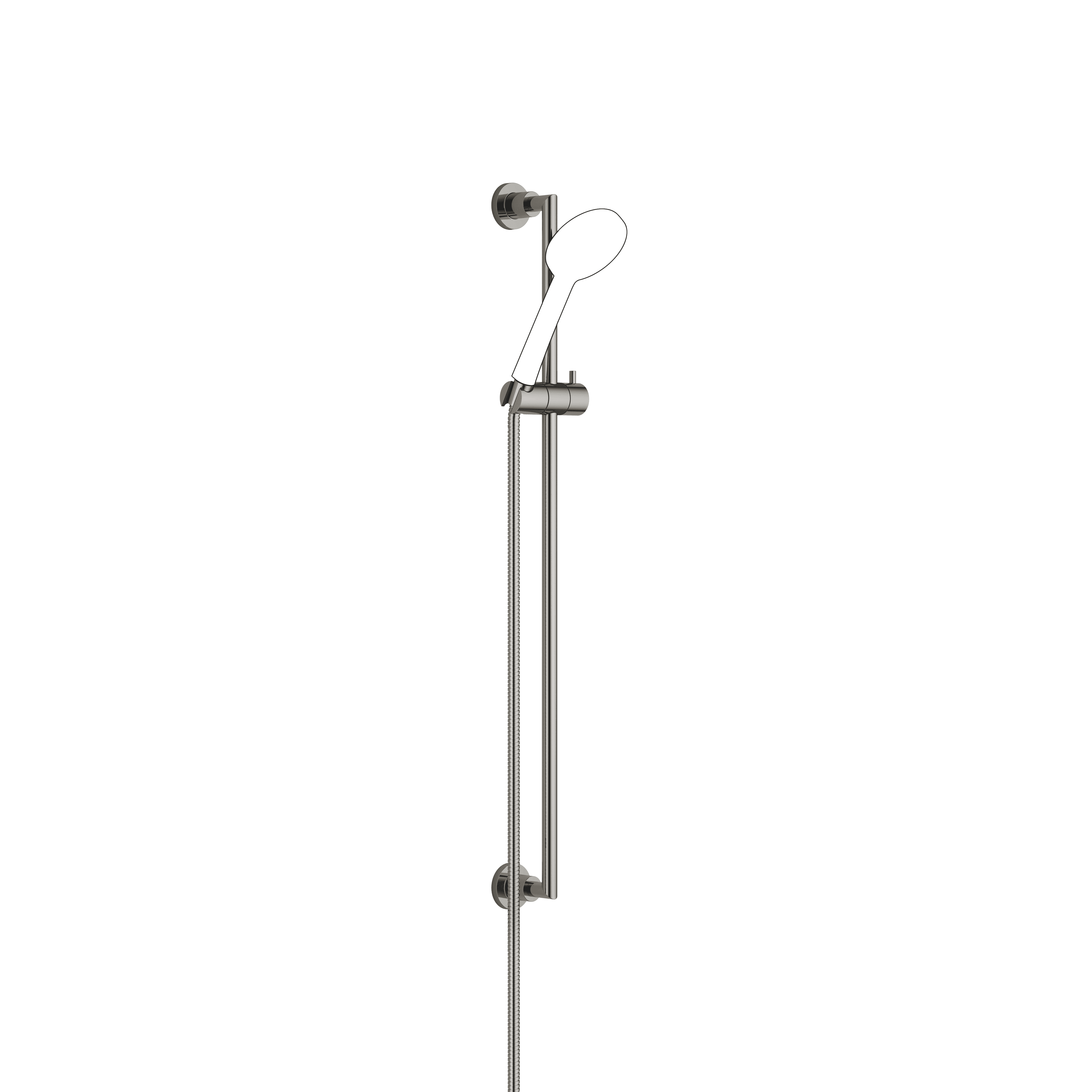TARA Shower set in Dark Chrome