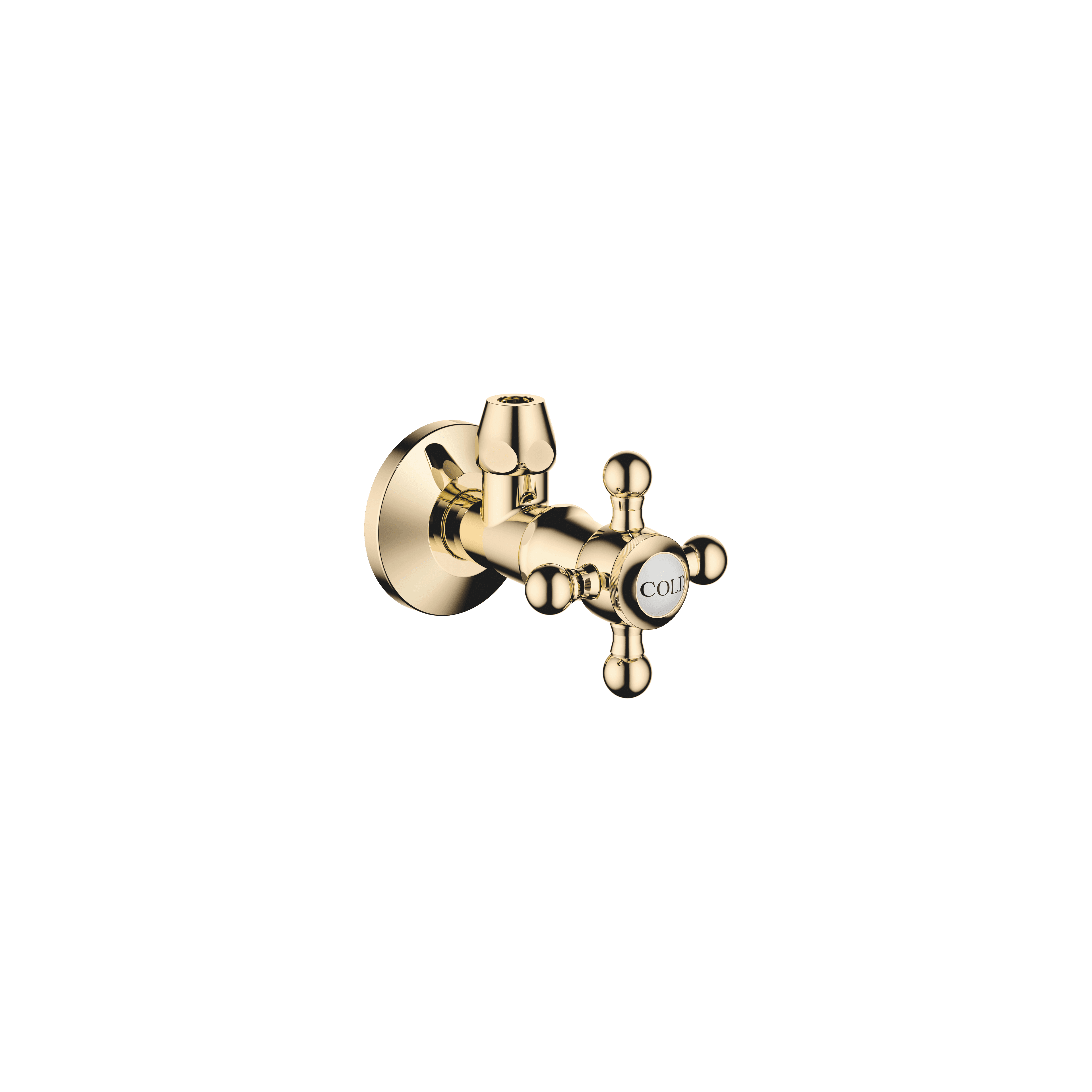 MADISON Angle valve in Durabrass (23kt Gold)