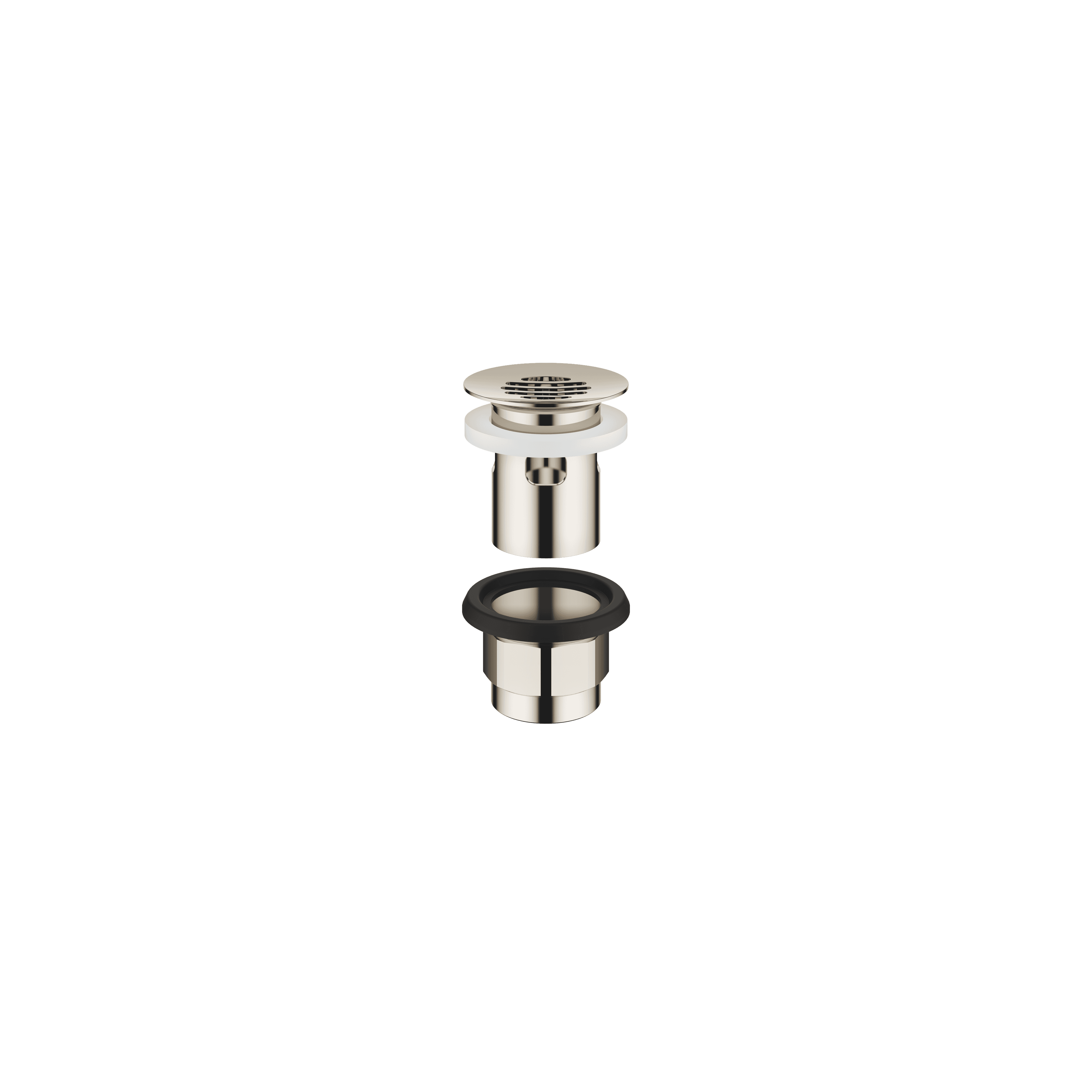 Grated waste 1 1/4" in Platinum
