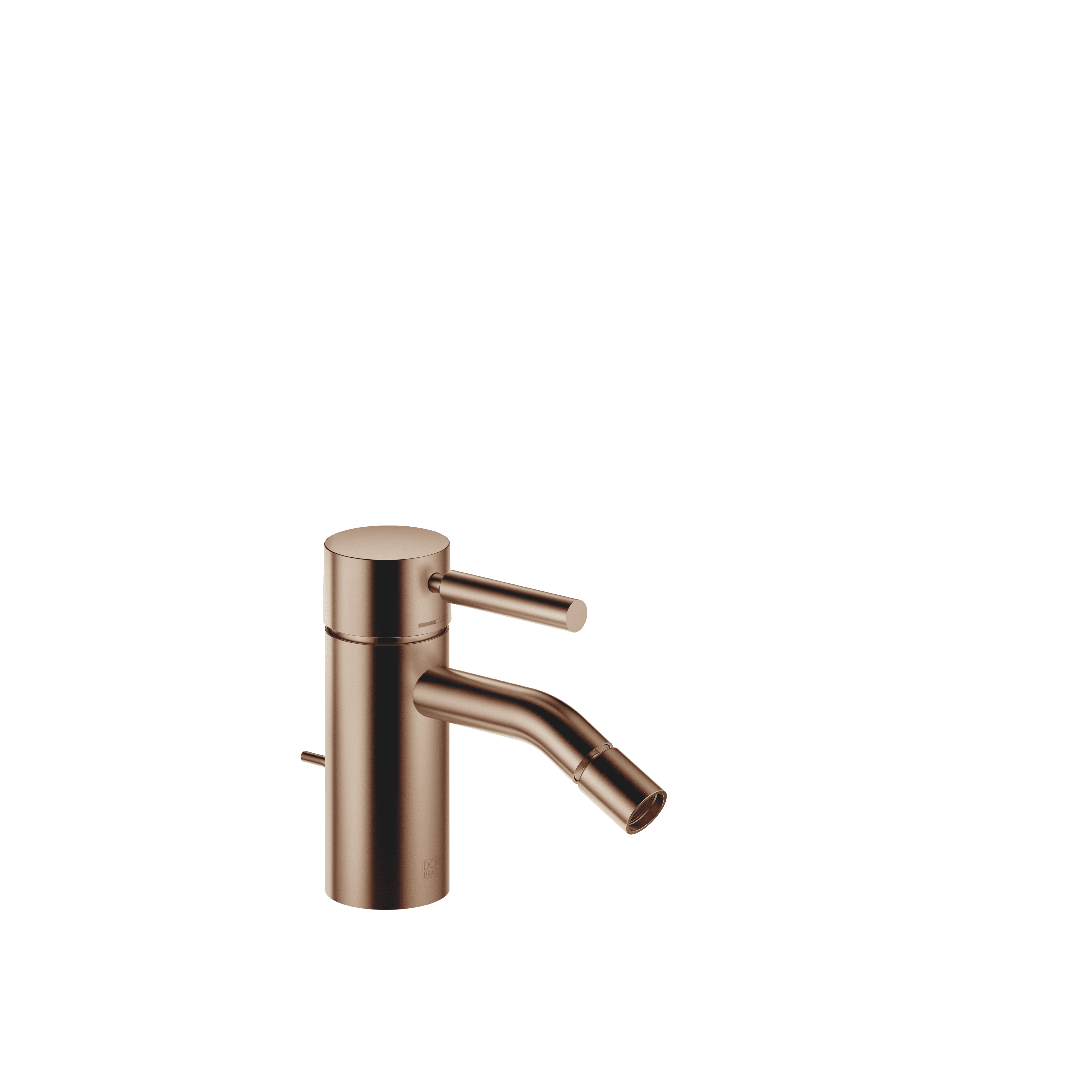META Single-lever bidet mixer with pop-up waste in Brushed Bronze (PVD)