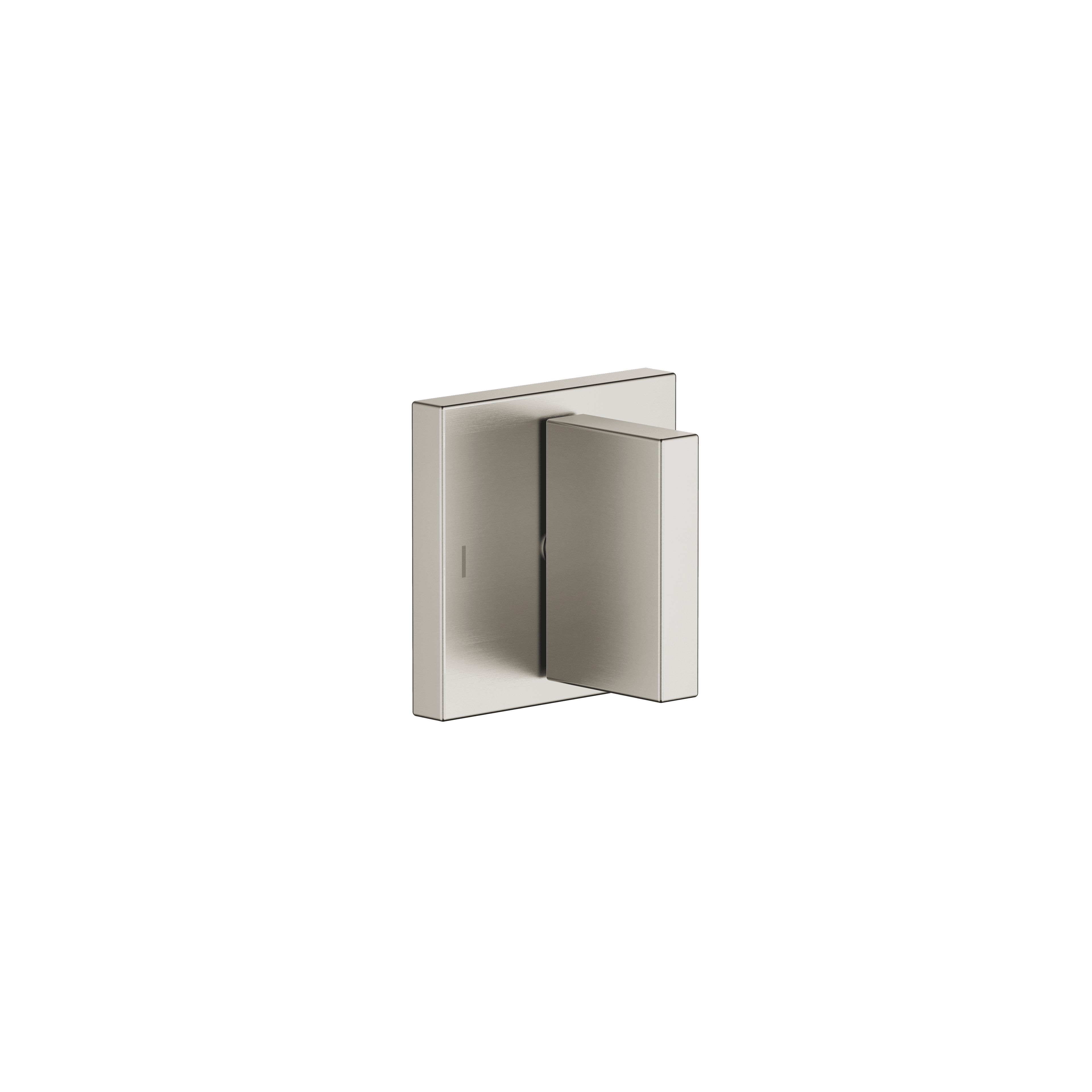 MEM Concealed two-way diverter in Brushed Platinum