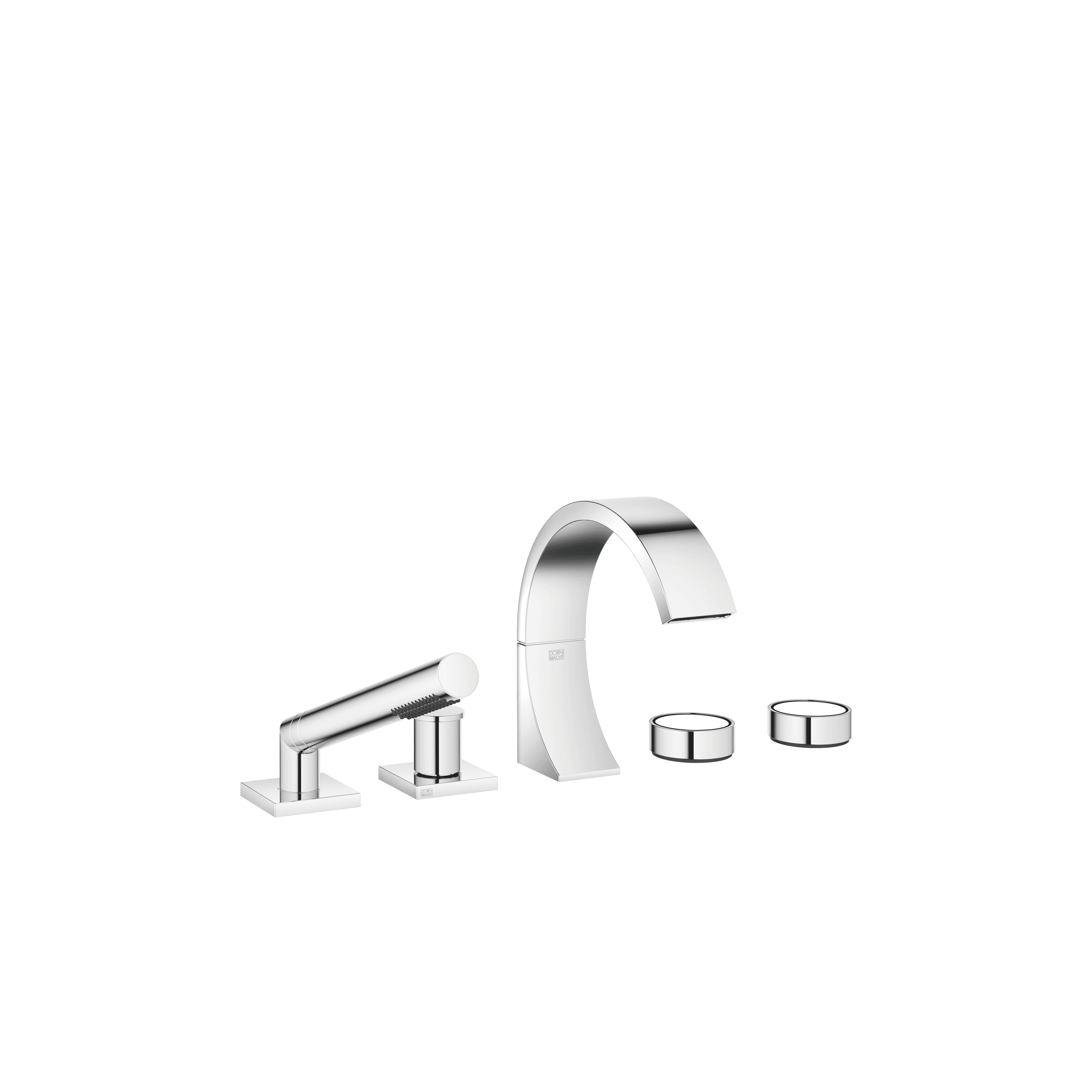CYO Five-hole bath mixer for bath rim or tile edge installation