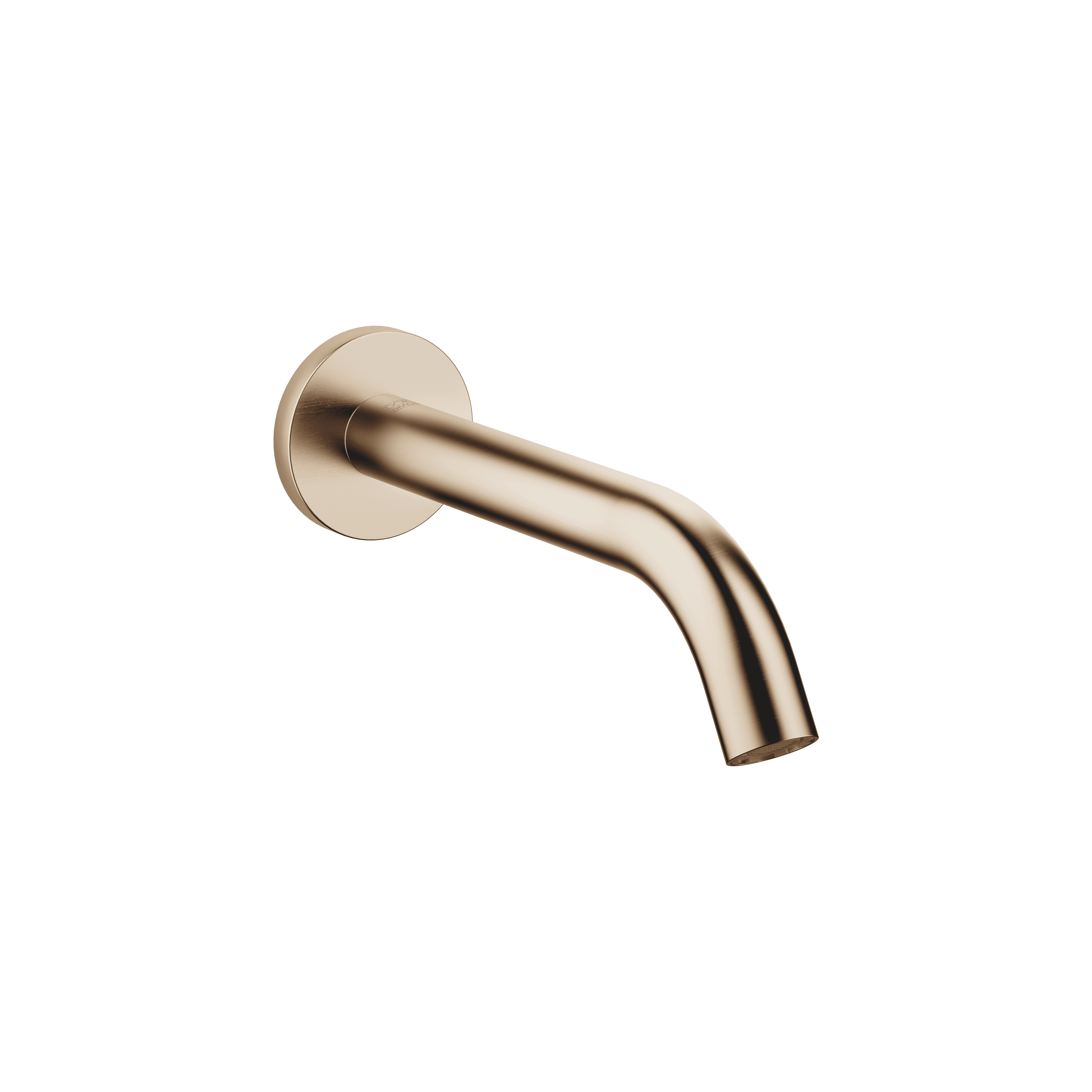 META Bath spout for wall mounting in Brushed Light Gold (PVD)
