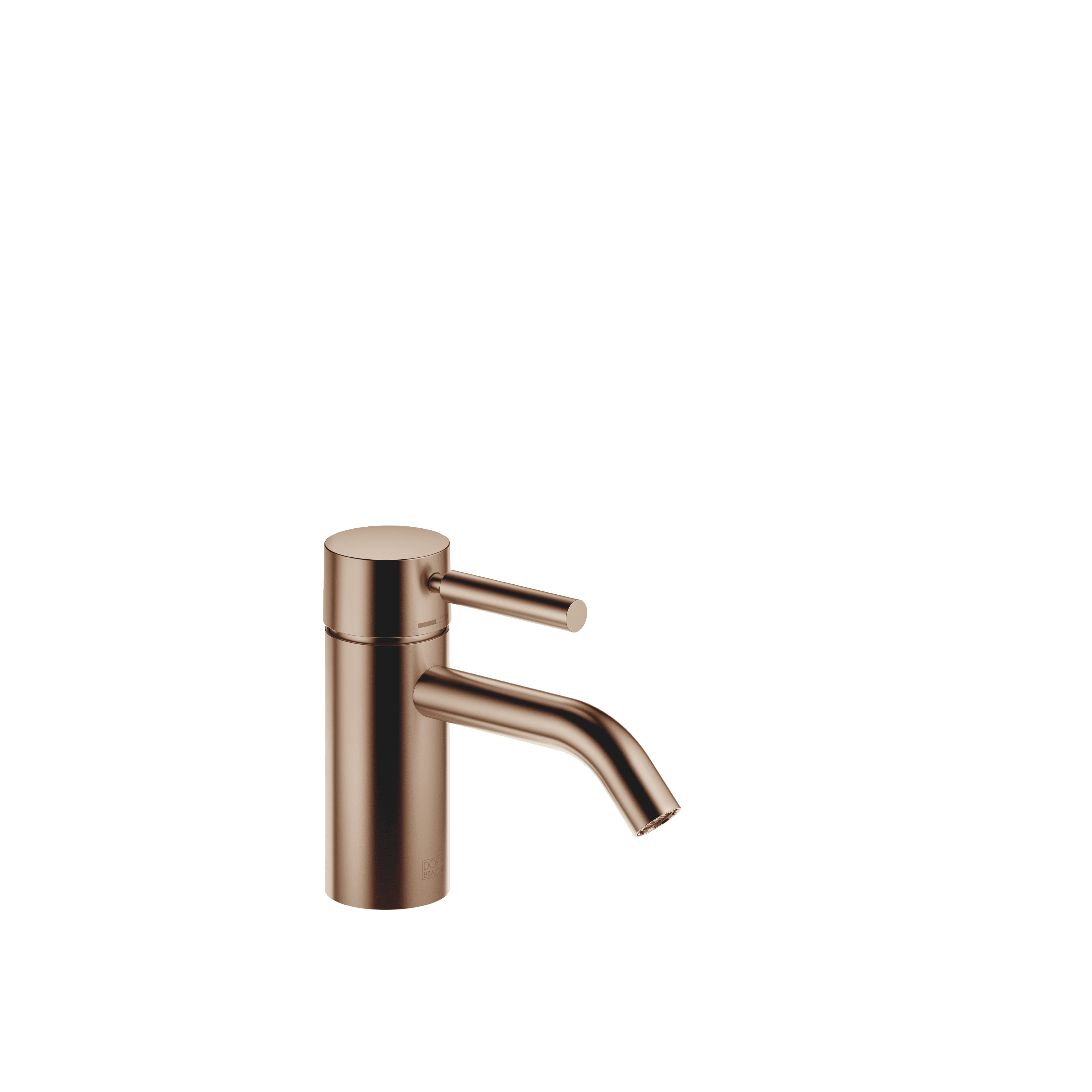 META Single-lever basin mixer without pop-up waste in Brushed Bronze (PVD)