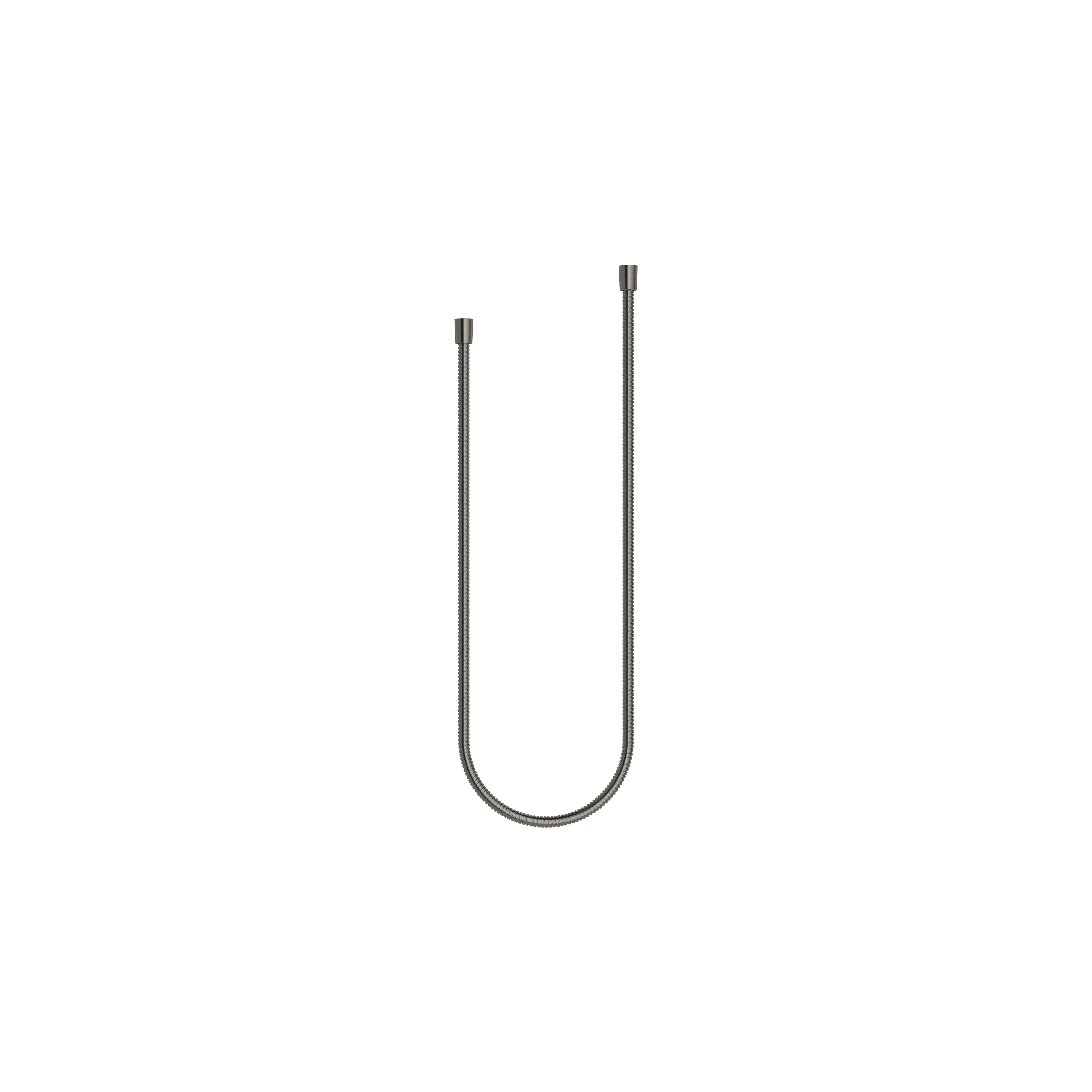 Metal shower hose 1/2" x 1/2" x 1250 mm in Brushed Dark Platinum