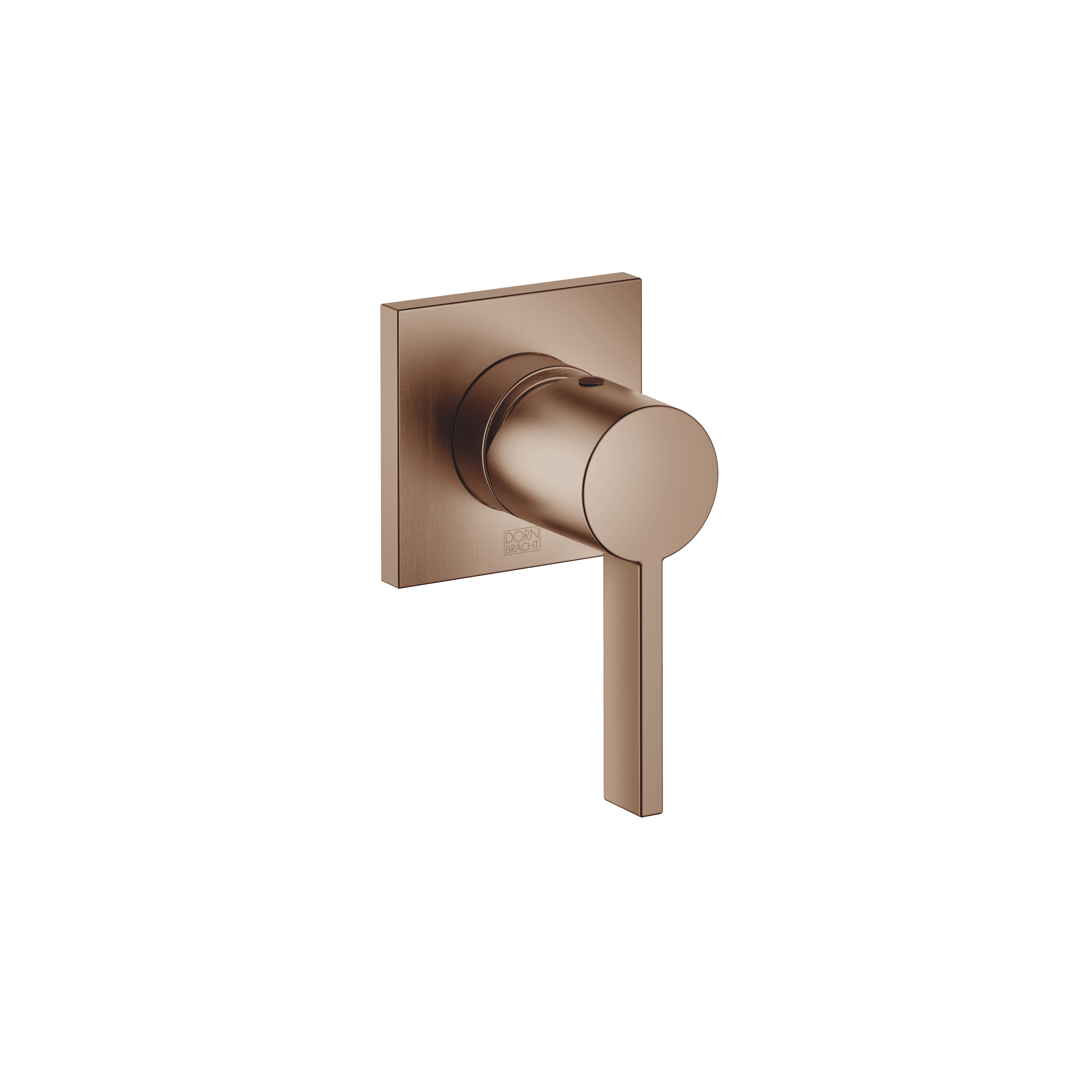Concealed single-lever mixer with cover plate in Brushed Bronze (PVD)