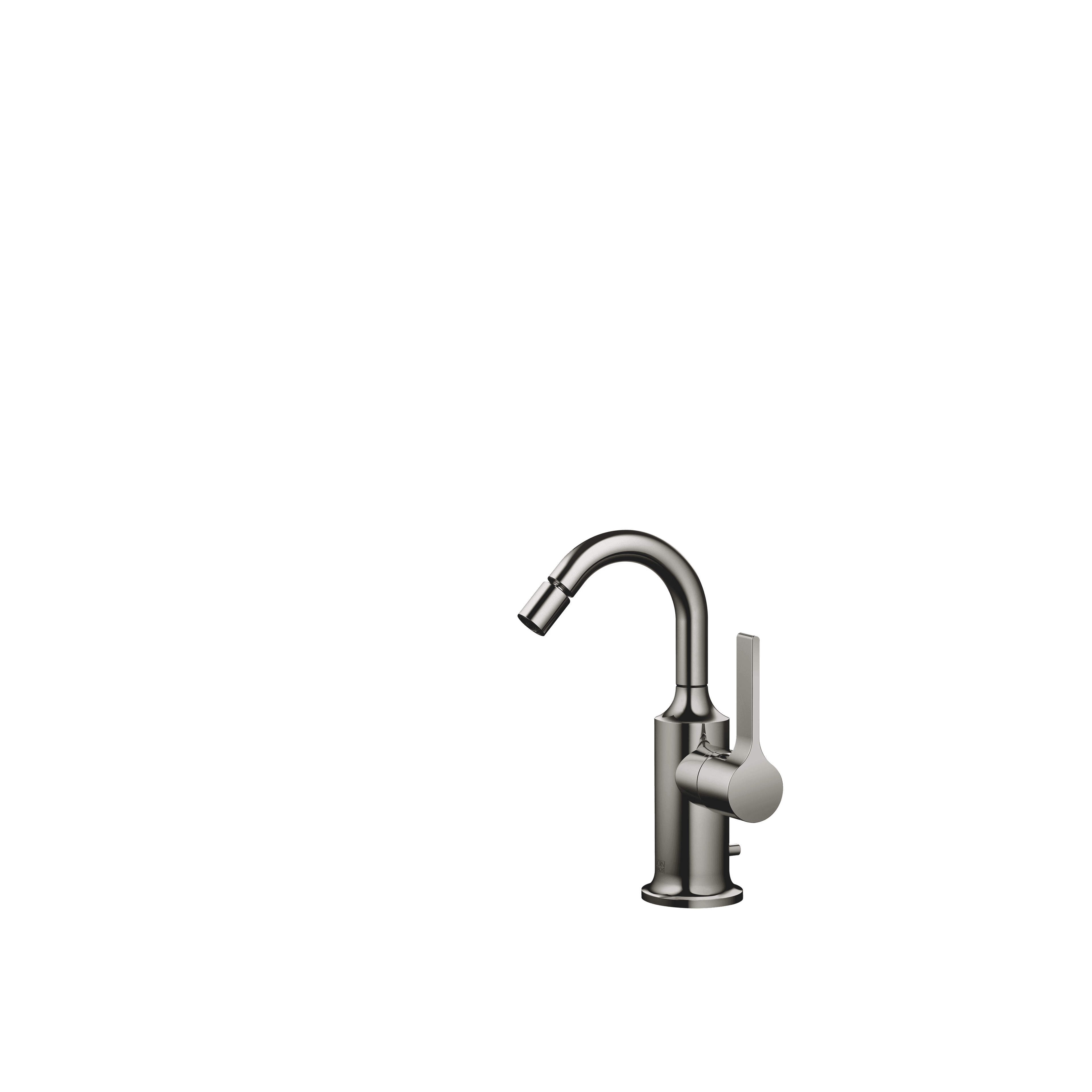 VAIA Single-lever bidet mixer with pop-up waste in Dark Chrome