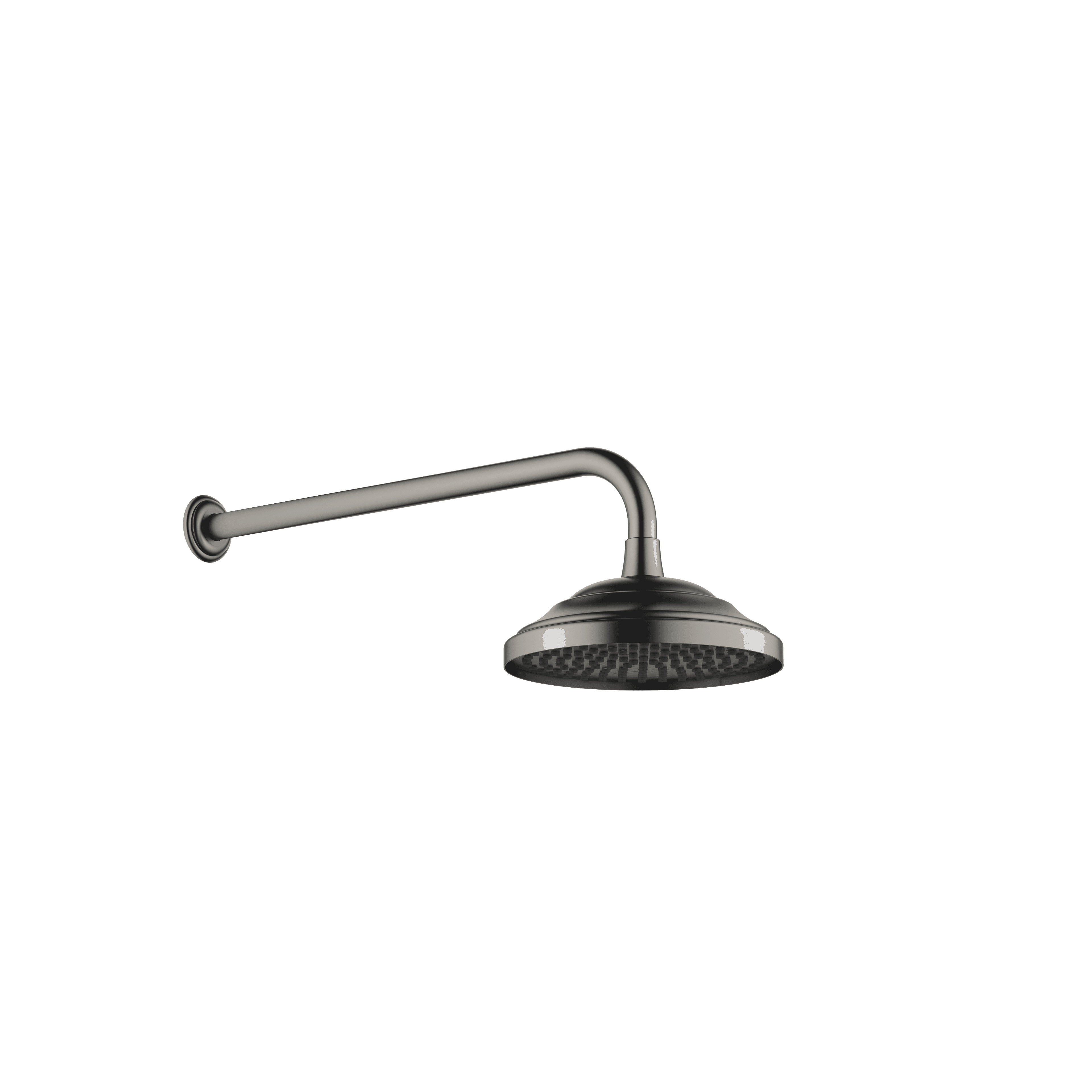 MADISON Rain shower with wall fixing 200 mm in Brushed Dark Platinum